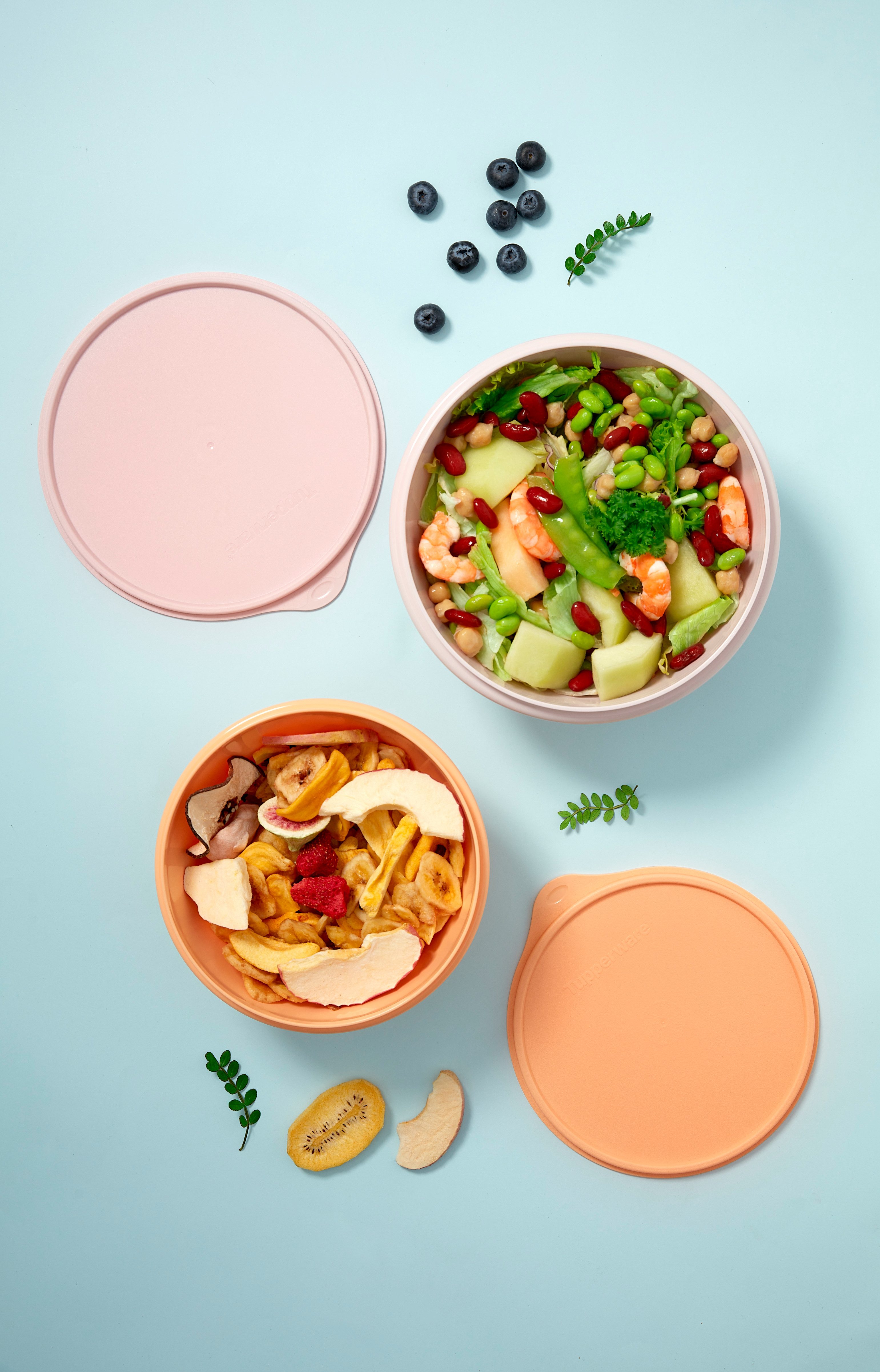 TUPPERWARE Vorratsdose Tupperware Kleines Wunderschüsselset (1 l u 1,7l)