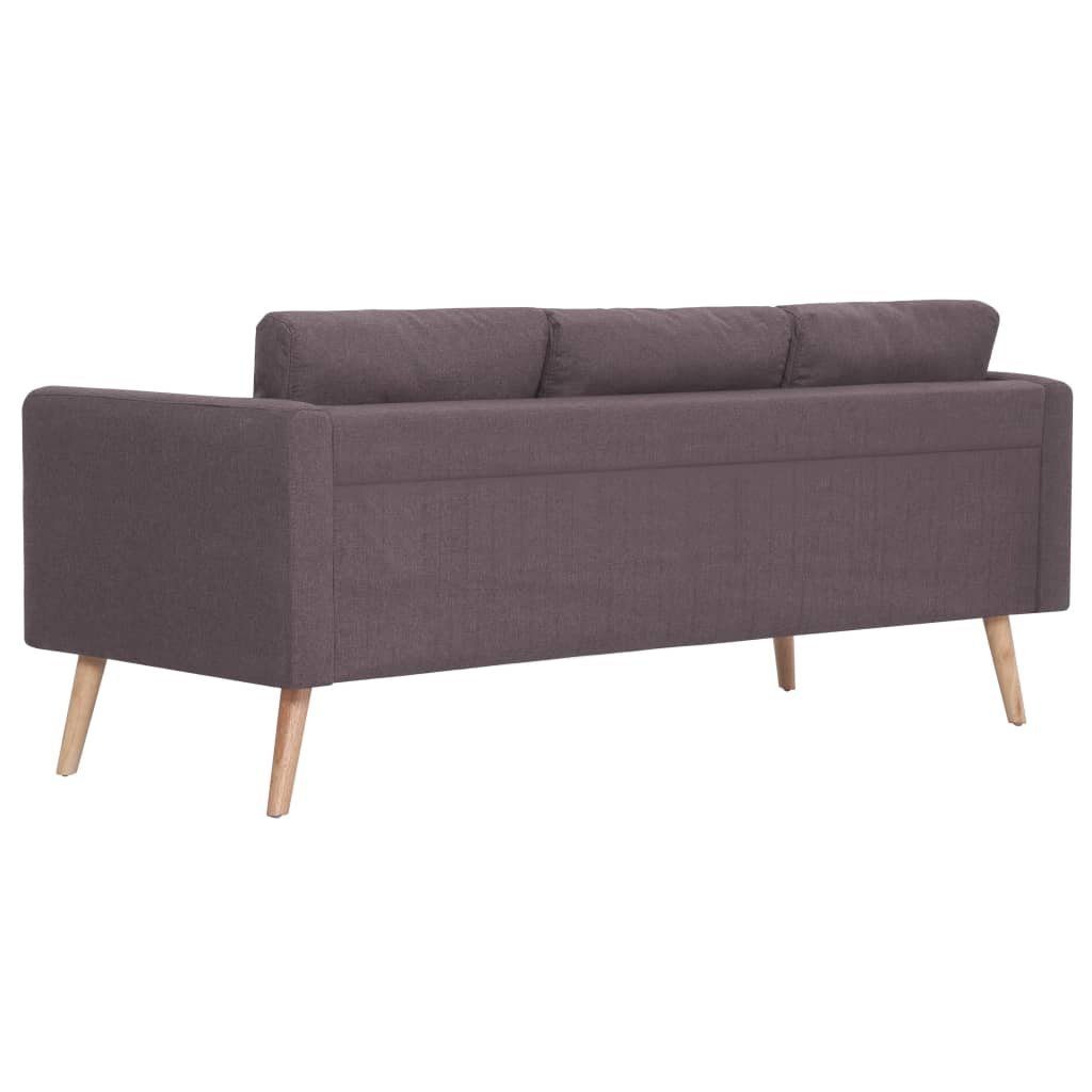 Sofagarnitur Sofa vidaXL Stoff Taupe 2-tlg.