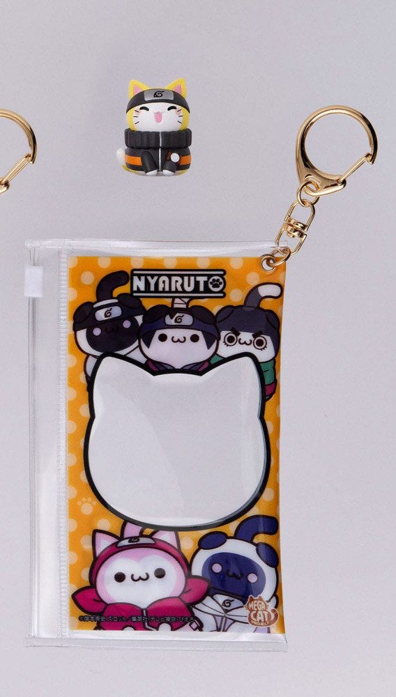 MegaHouse Merchandise-Figur Naruto Shippuden Mega Cat Project Nyaruto Series Sammelfigur mit Tasch