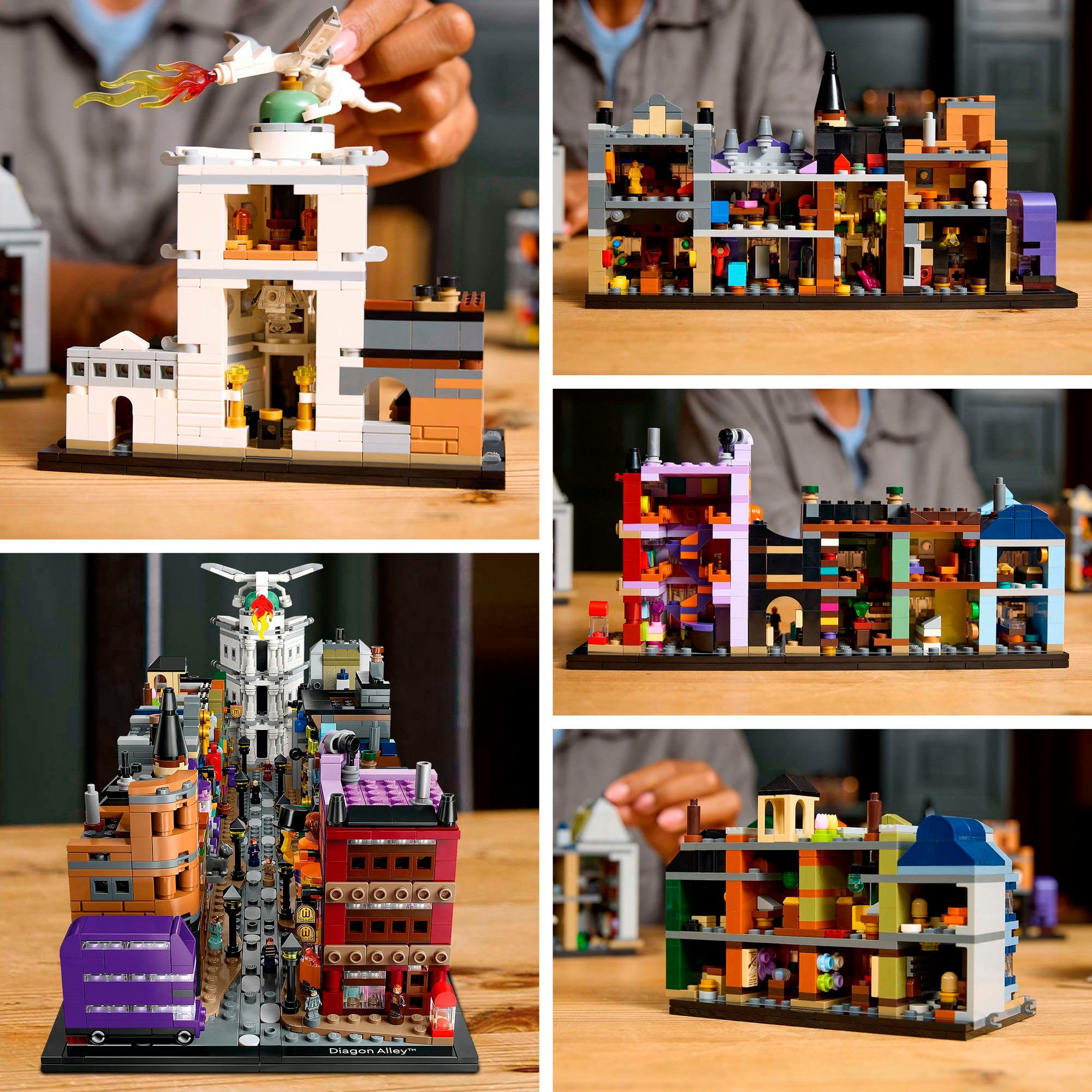 LEGO® Die Zauberläden der Winkelgasse™ (76444), LEGO Harry Potter™ Konstruktionsspielsteine, (2750 St), Made in Europe – Bild 5 von 5