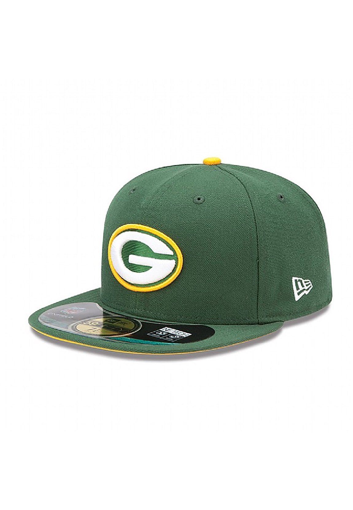 New Era Fitted Cap GREEN Field New Cap BAY Green Era - - NFL PACKERS On