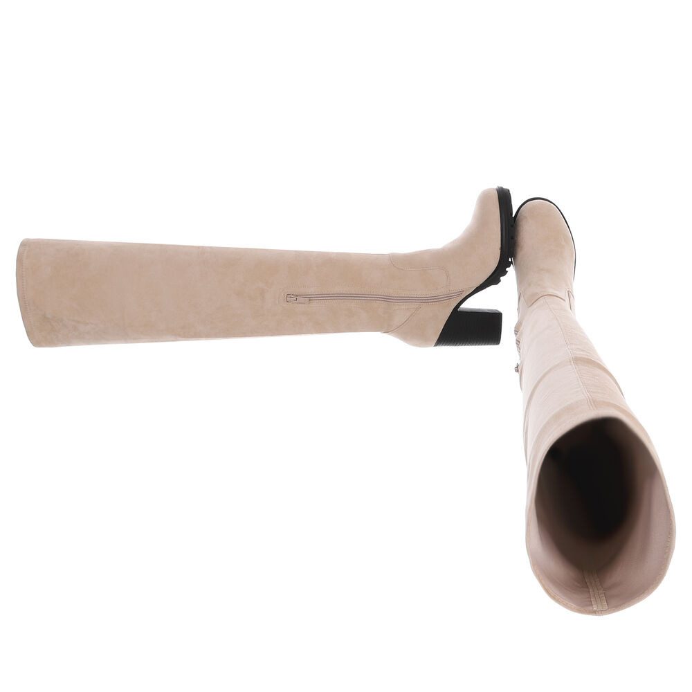 Ital-Design Overkneestiefel mit Blockabsatz für Damen, hochqualitativ Overk günstig online kaufen