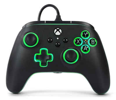 PowerA Kabelgebundener Advantage-Controller Controller (für Xbox Series X, S mit Lumectra - Schwarz)