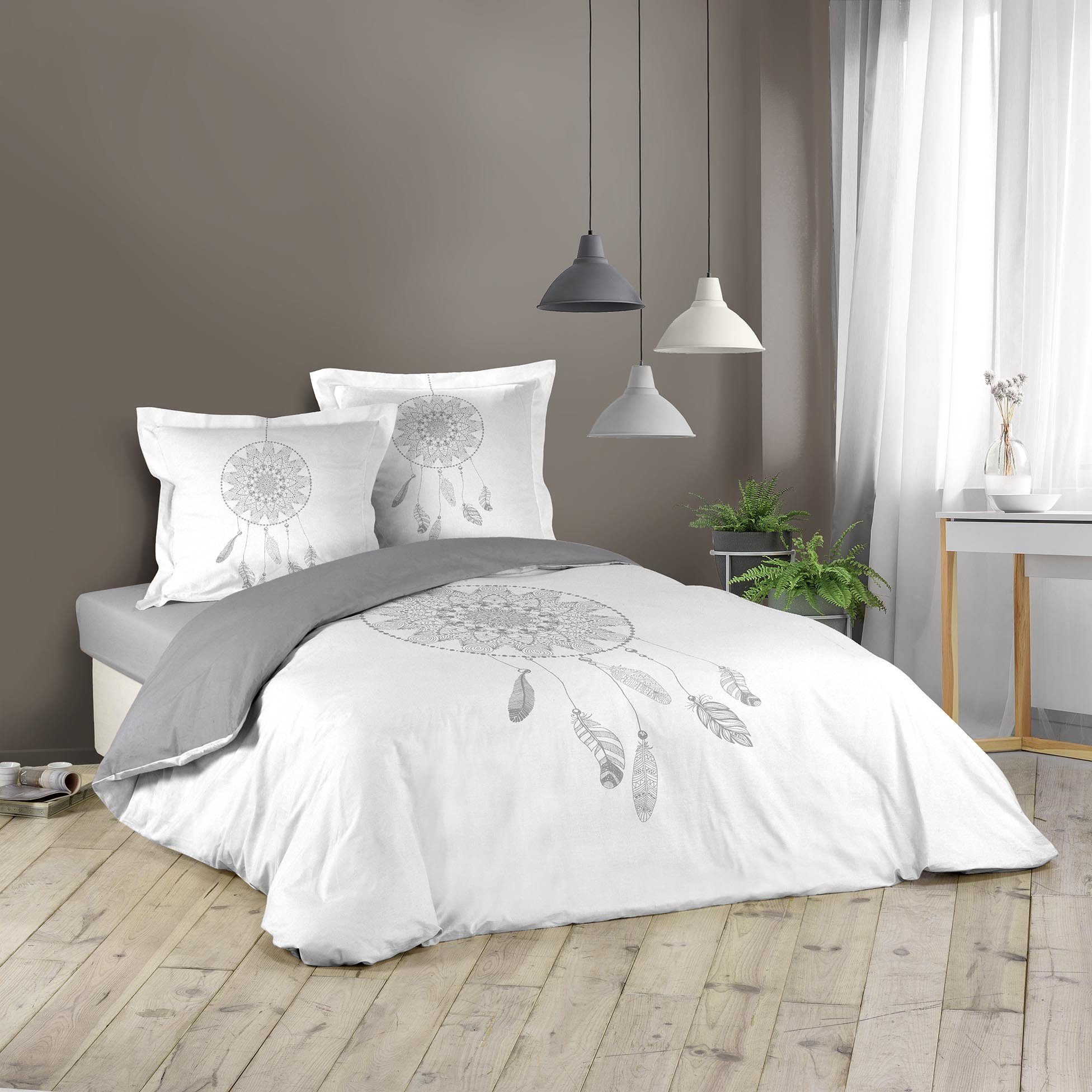 dynamic24 Bettwäsche, Jersey, 3 teilig, 240x220cm, 63x63cm Baumwolle günstig online kaufen