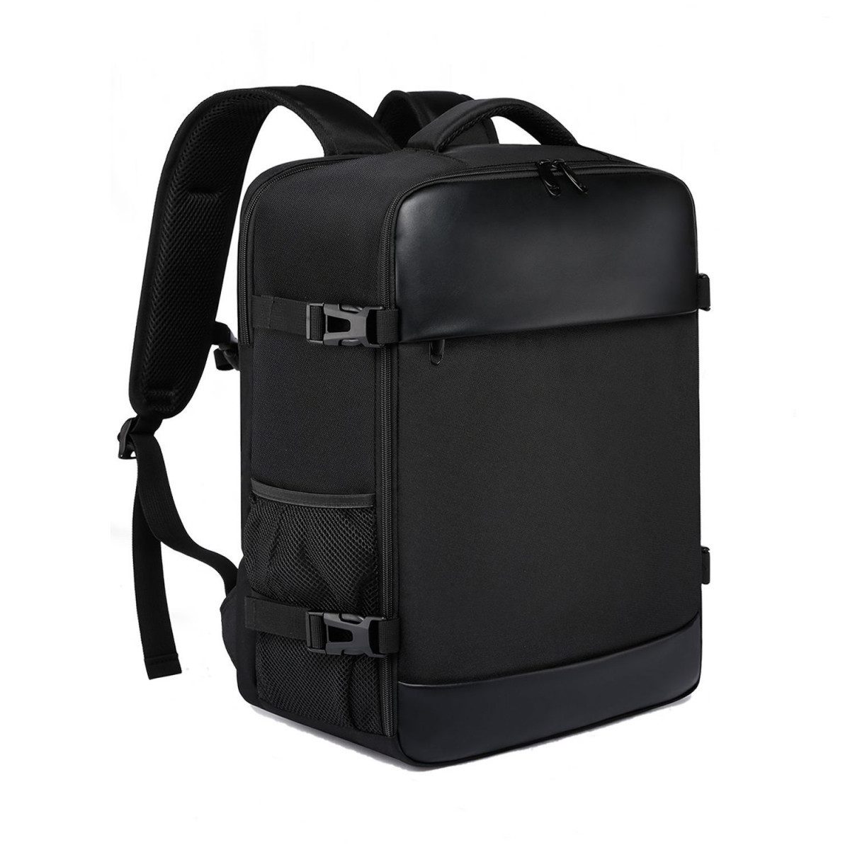 MODFU Reiserucksack Laptop Rucksack Рюкзаки Schulrucksack Laptoprucksack Wasserbeständig (Oxford Reisen Notebook Laptop Tasche Schule Handgepäck erweiterbar, 1-tlg., Sportrucksack, Anti-Diebstahl, Backpack Laptopfach, USB-Lade-Anschluss), für Herren Damen Jungen Teenager Freizeit Arbeit Business Reisen