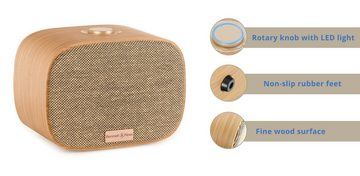 Bennett & Ross Sunderskog Bluetooth Lautsprecher Stereoanlage (60 W, Soundbox mit furniertem Holz-Gehäuse)
