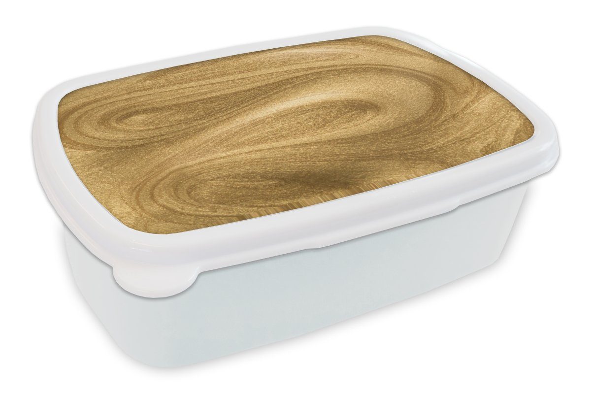 MuchoWow Lunchbox Gold - Glitzer - Abstrakt - Luxus, Kunststoff, (2-tlg), Brotbox für Kinder und Erwachsene, Brotdose, für Jungs und Mädchen weiß
