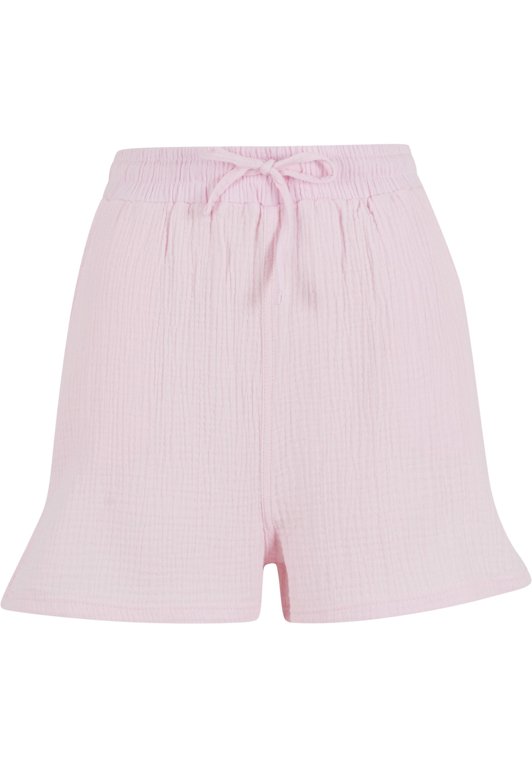 URBAN CLASSICS Sweatshorts Urban Classics Ladies Musselin Shorts (1-tlg)