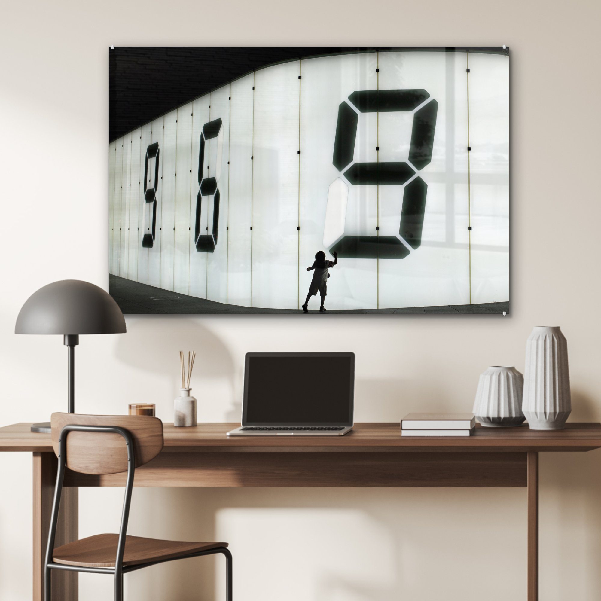 MuchoWow Acrylglasbild Klasse 9 digital, & St), (1 Schlafzimmer Wohnzimmer Acrylglasbilder