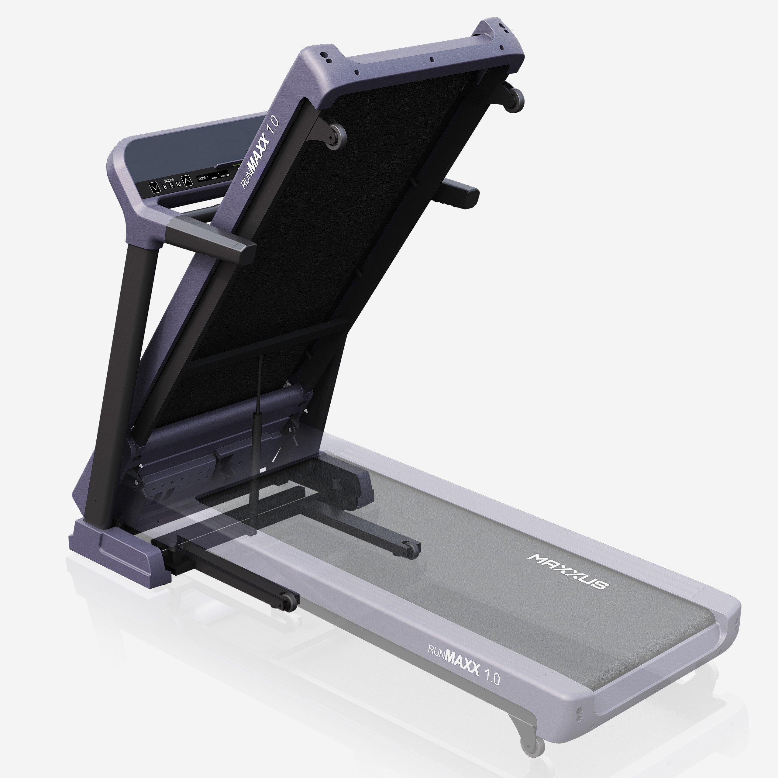 MAXXUS Laufband MAXXUS® RunMaxx 1.0 Laufband klappbar für zuhause, 3,0 PS, 20 km/h