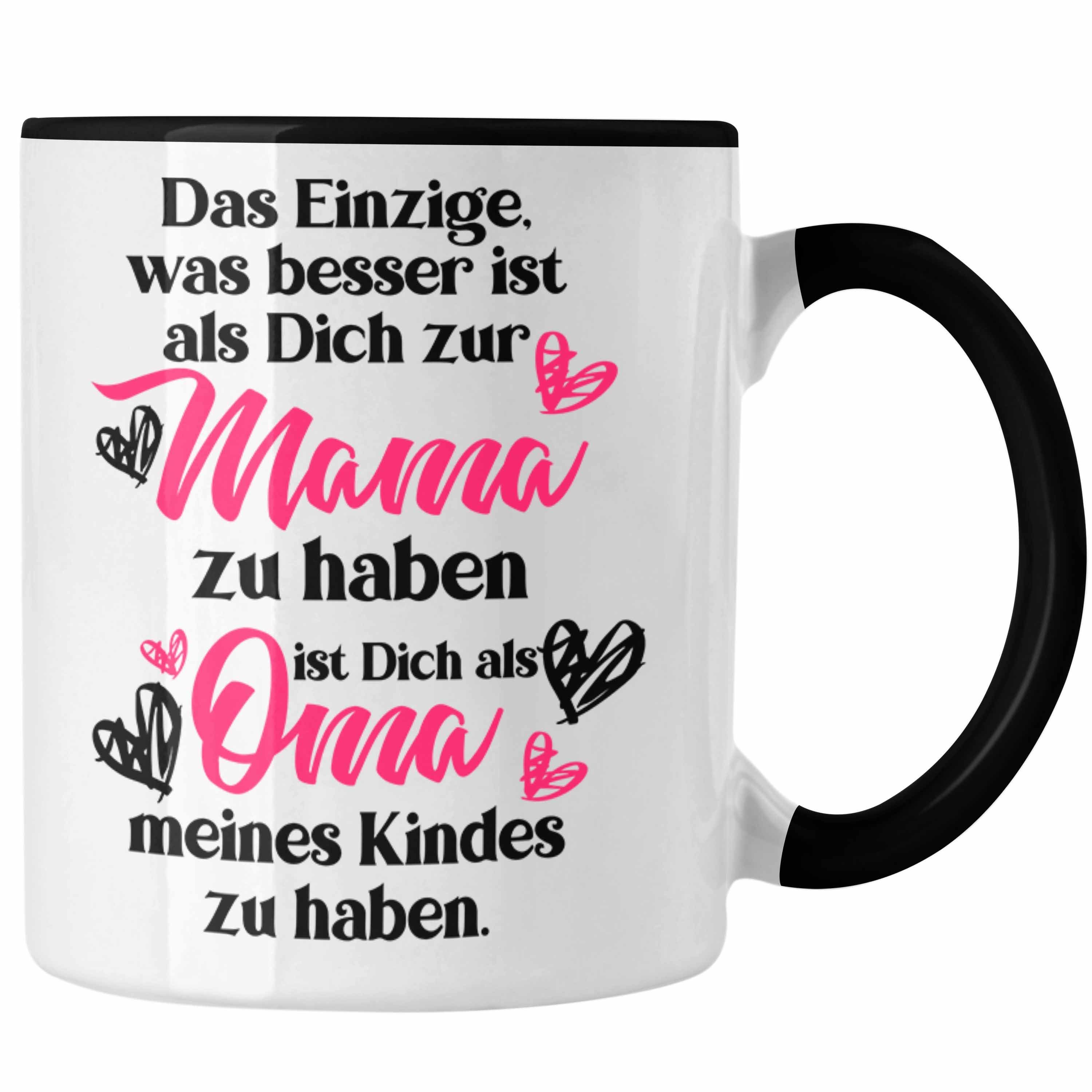 Spruch Tasse Muttertag Tasse Tasse - Mutter Geschenk Spruch Kaffeetasse Mama Muttertagsgeschenk Schwarz Trendation Trendation Mama