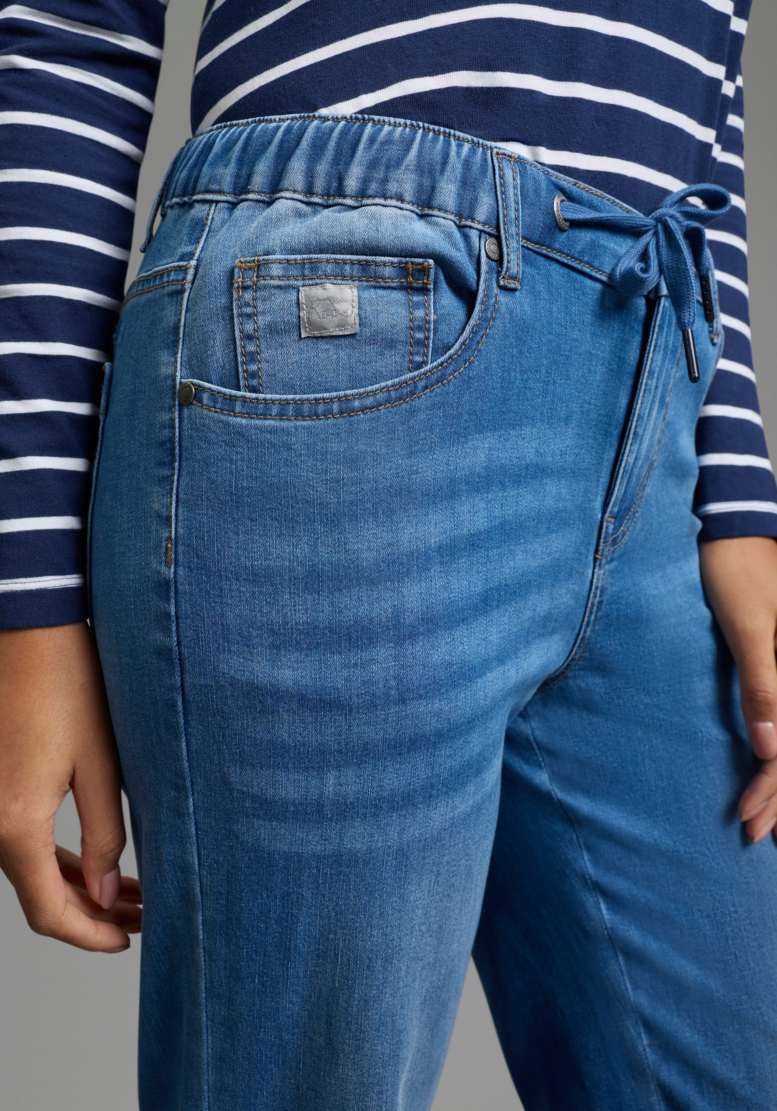 KangaROOS Weite Jeans weiter Bein, normale Passform, reguläre Leibhöhe