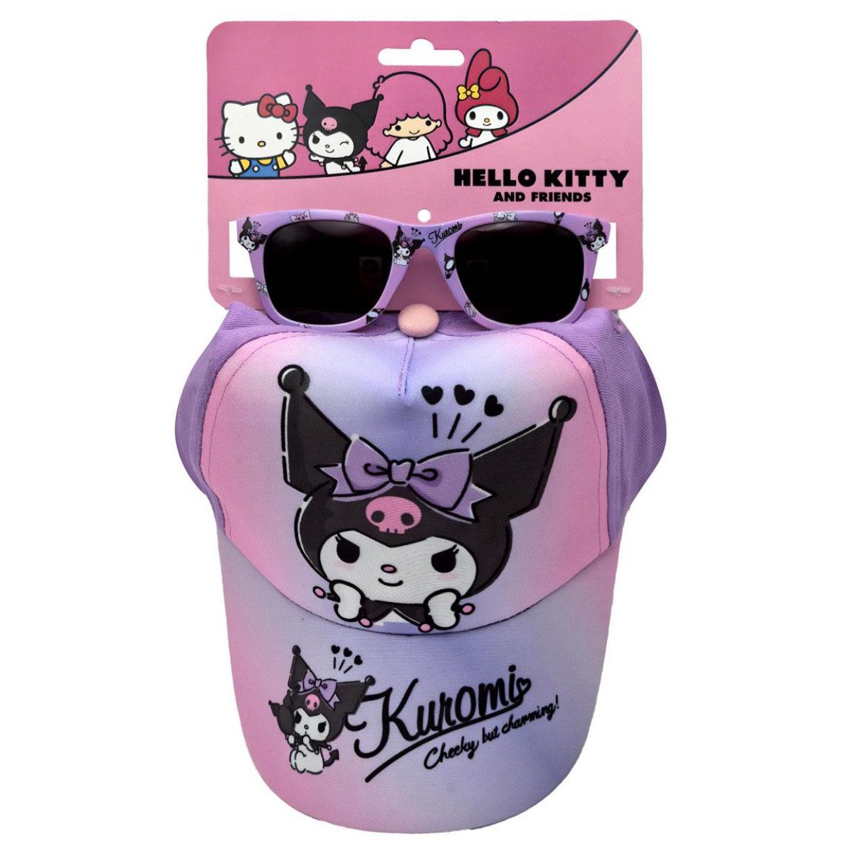 Baseball Cap Hello Kitty - Kuromi Kinder-Set – Cap & Sonnenbrille 53 cm