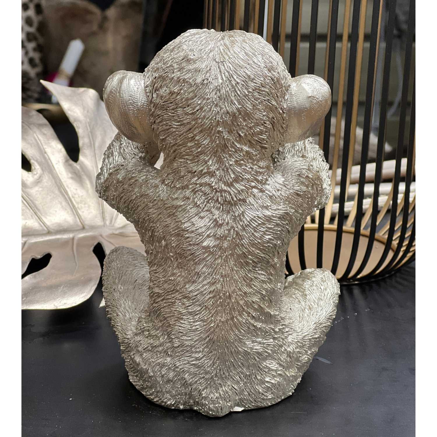 Cor Mulder Tierfigur Die Affen sind los champagner 20 cm Nichts Sehen