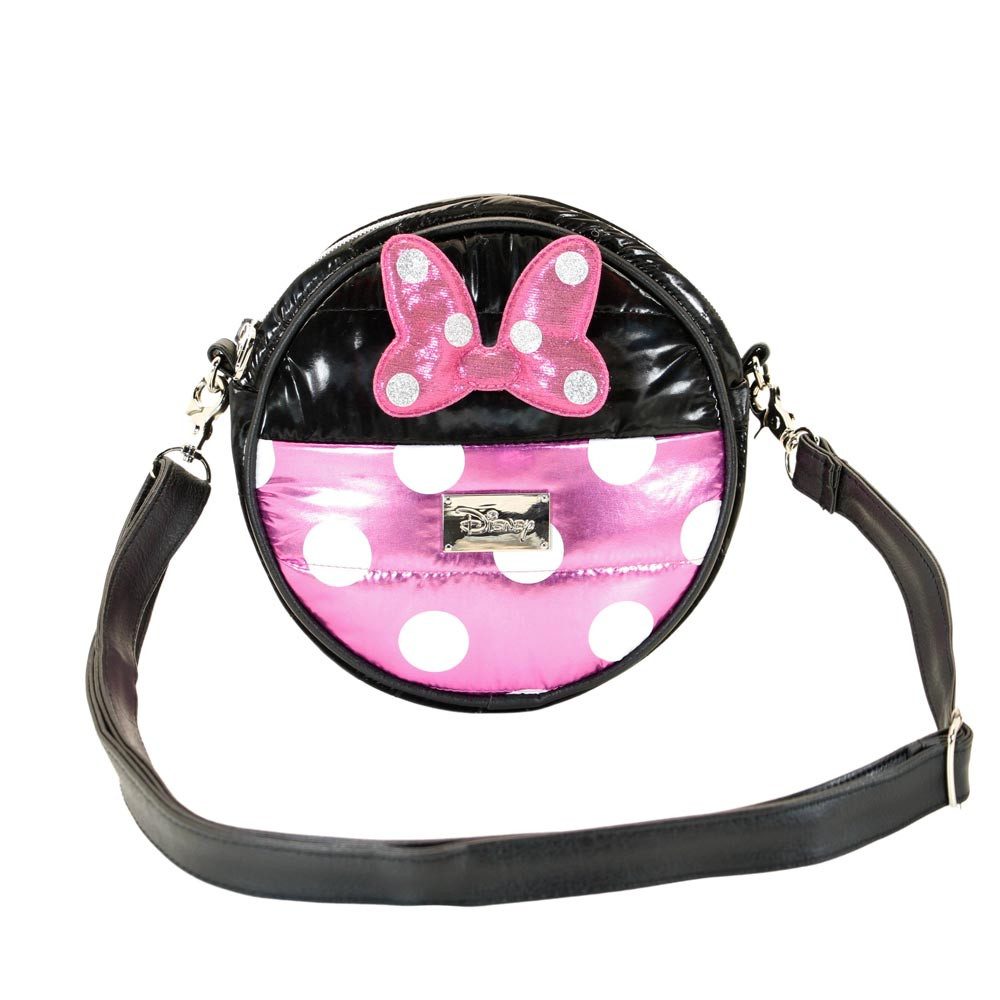 Karactermania Umhangetasche Disney Minnie Maus Schultertasche Messenger Bag Daily verstellbarer Schulterriemen Abnehmbarer und verstellbarer Schulterriemen 125 cm lang