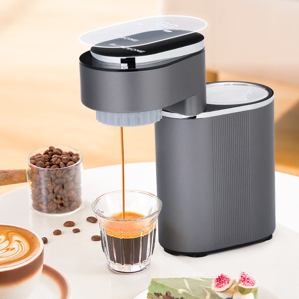 BLiTZWOLF Reisekaffeemaschine, 0.15l Kaffeekanne, Mini-Kaffeemaschine für Büro & Reisen – Heiß- und Kaltgetränke