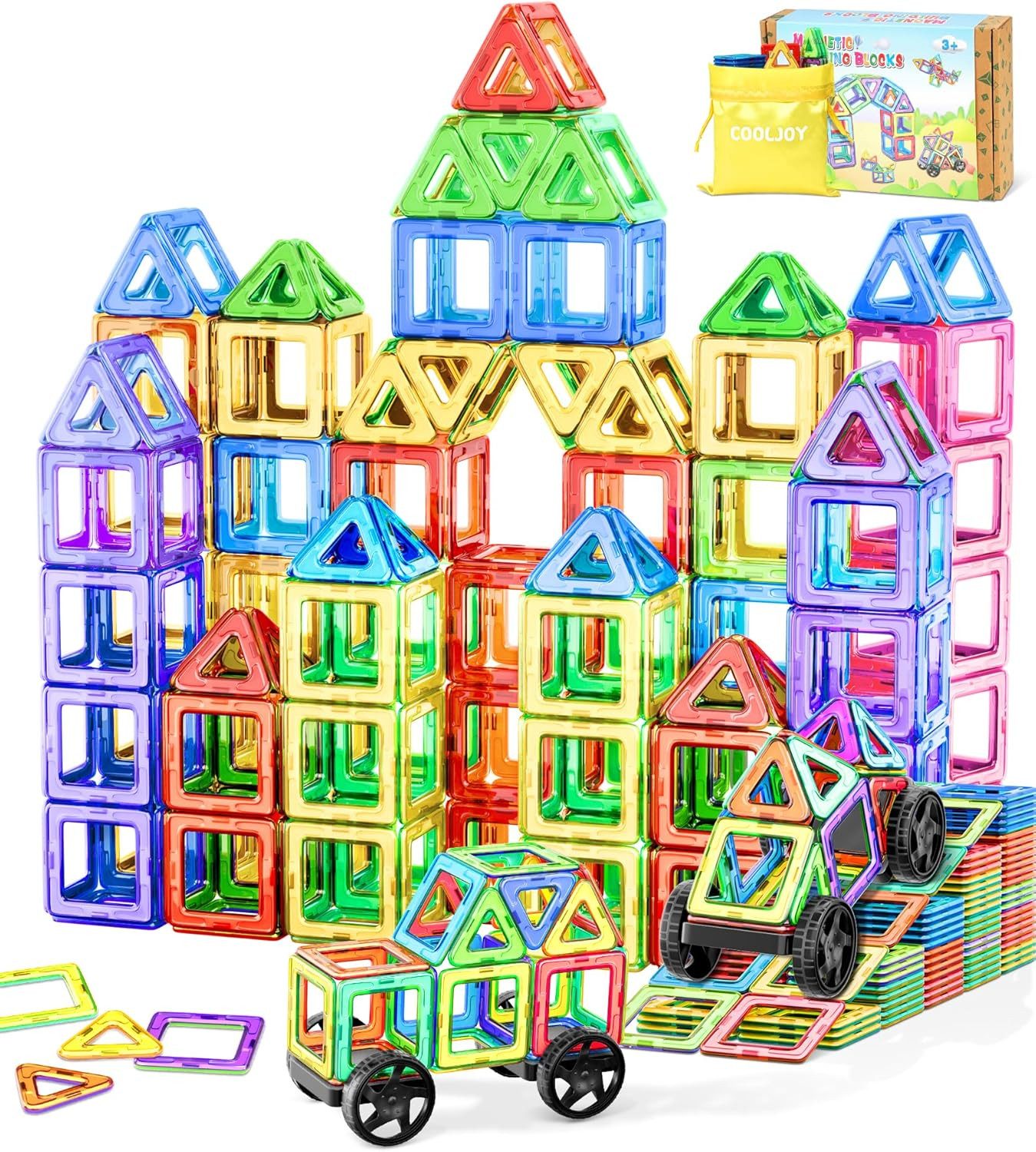 POPOLIC Magnetische Bausteine 50 Teile Magnetspielbausteine, günstig online kaufen