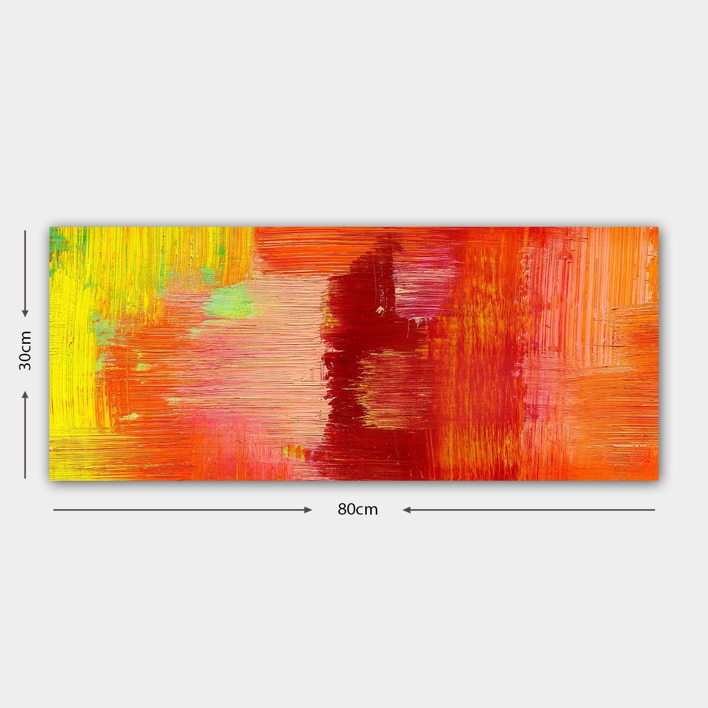 Wallity Leinwandbild Bunt, Leinwand TNS1566, 100% cm, x 80 30
