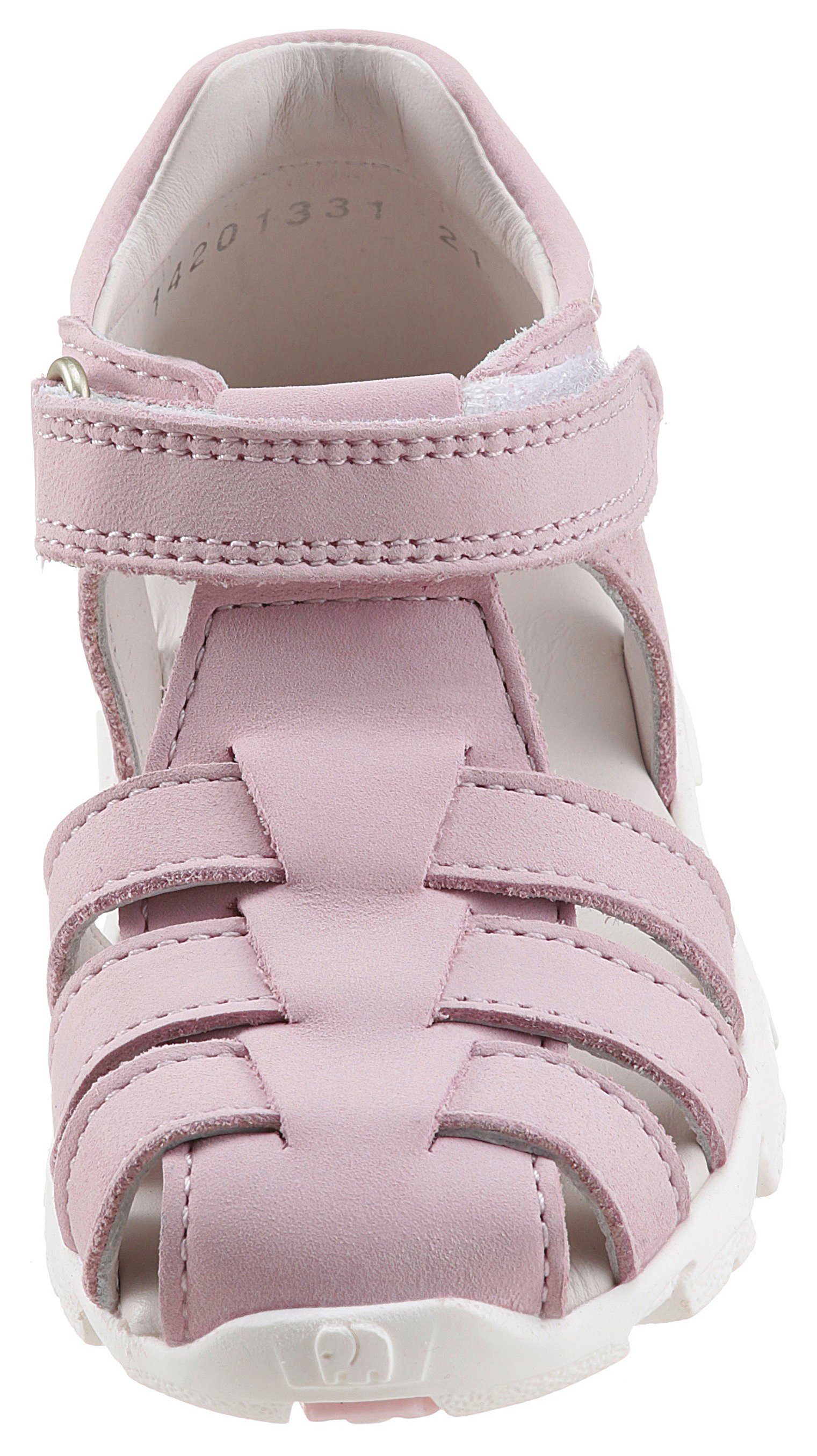 ELEFANTEN Fisher Fido WMS: Sandale mit rosa Mittel Klettverschluss
