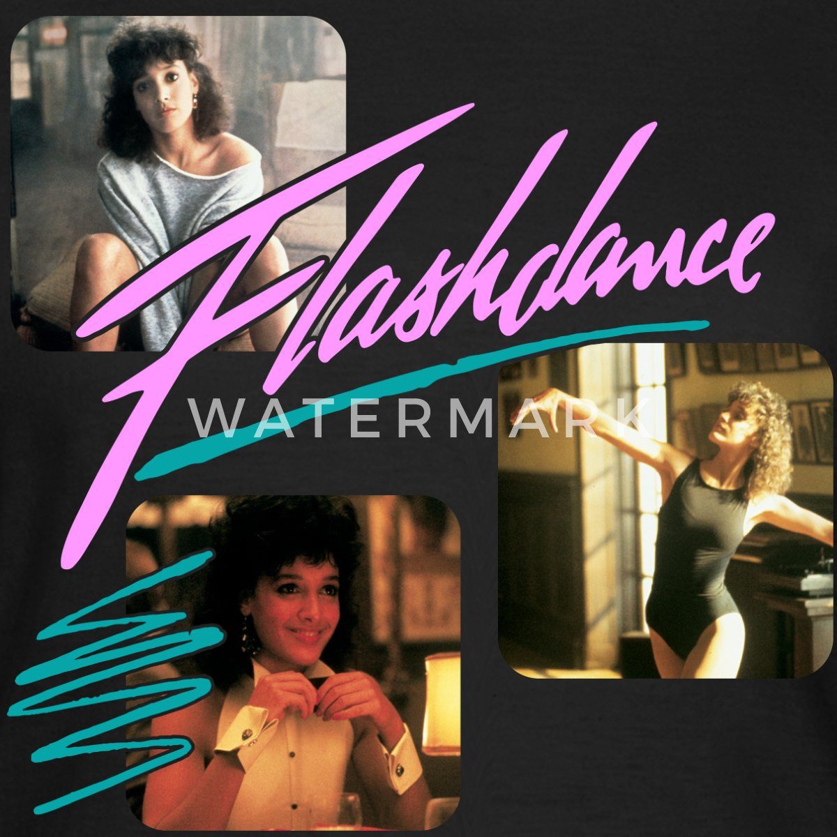 Spreadshirt T-Shirt Flashdance 80er-Design Mit Alex Owens Frauen T-Shirt (1 günstig online kaufen