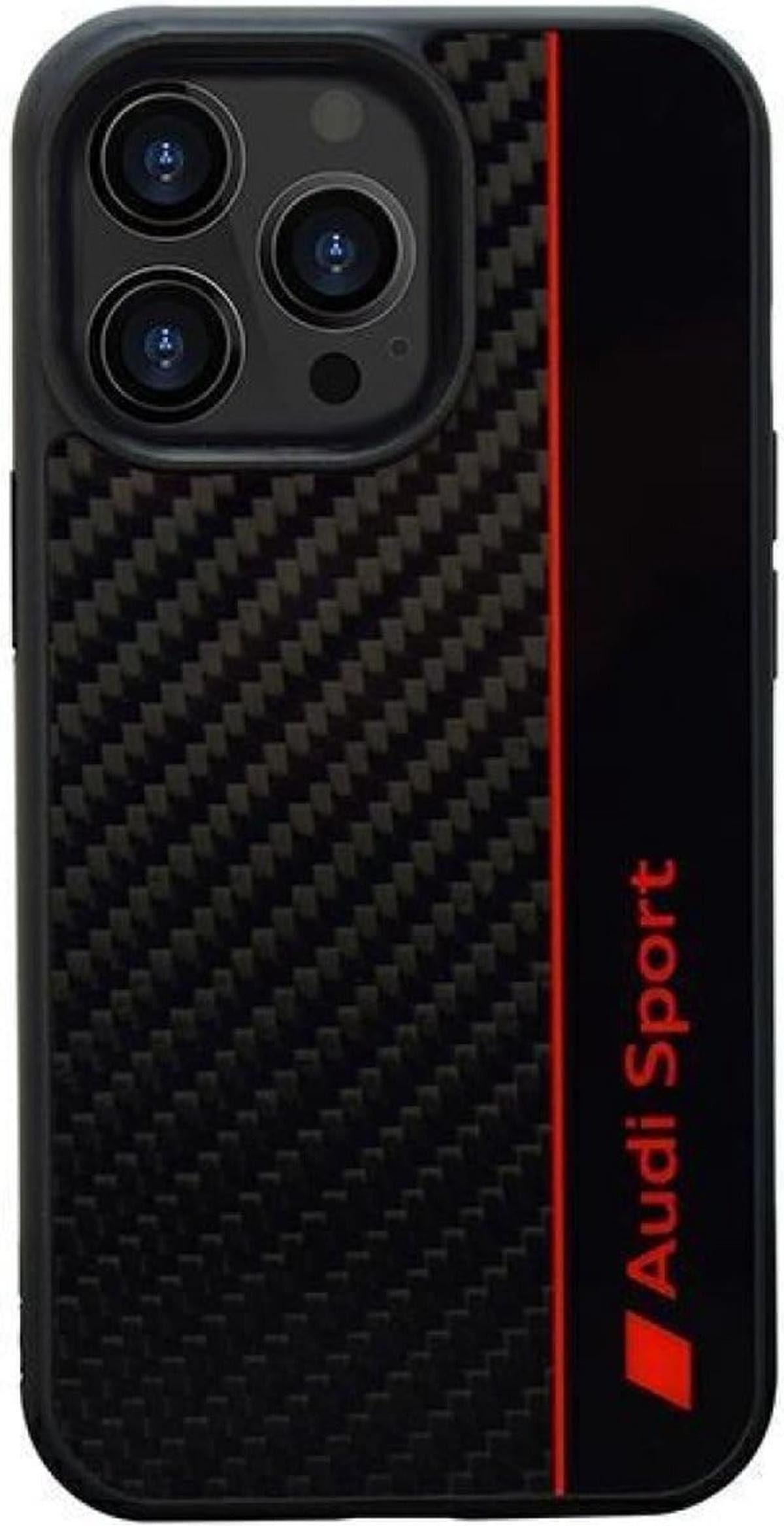 Audi Handyhülle Audi Sport Handyhülle iPhone 13 Pro Max Stoßabsorbierende Hülle black