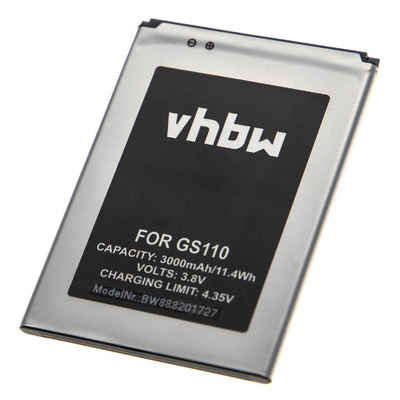 vhbw kompatibel mit Gigaset GS110 Smartphone-Akku Li-Ion 3000 mAh (3,8 V)
