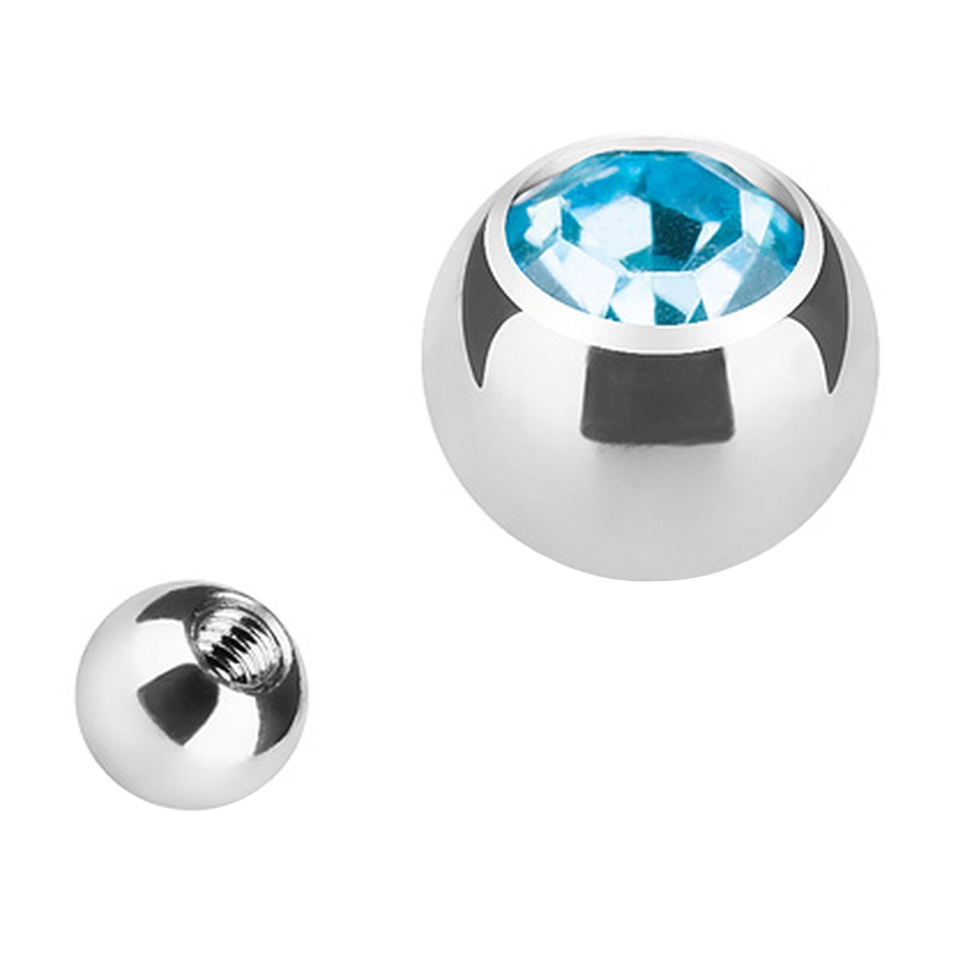 Taffstyle Piercing-Set Piercing Ersatz Schraubkugel Silber günstig online kaufen