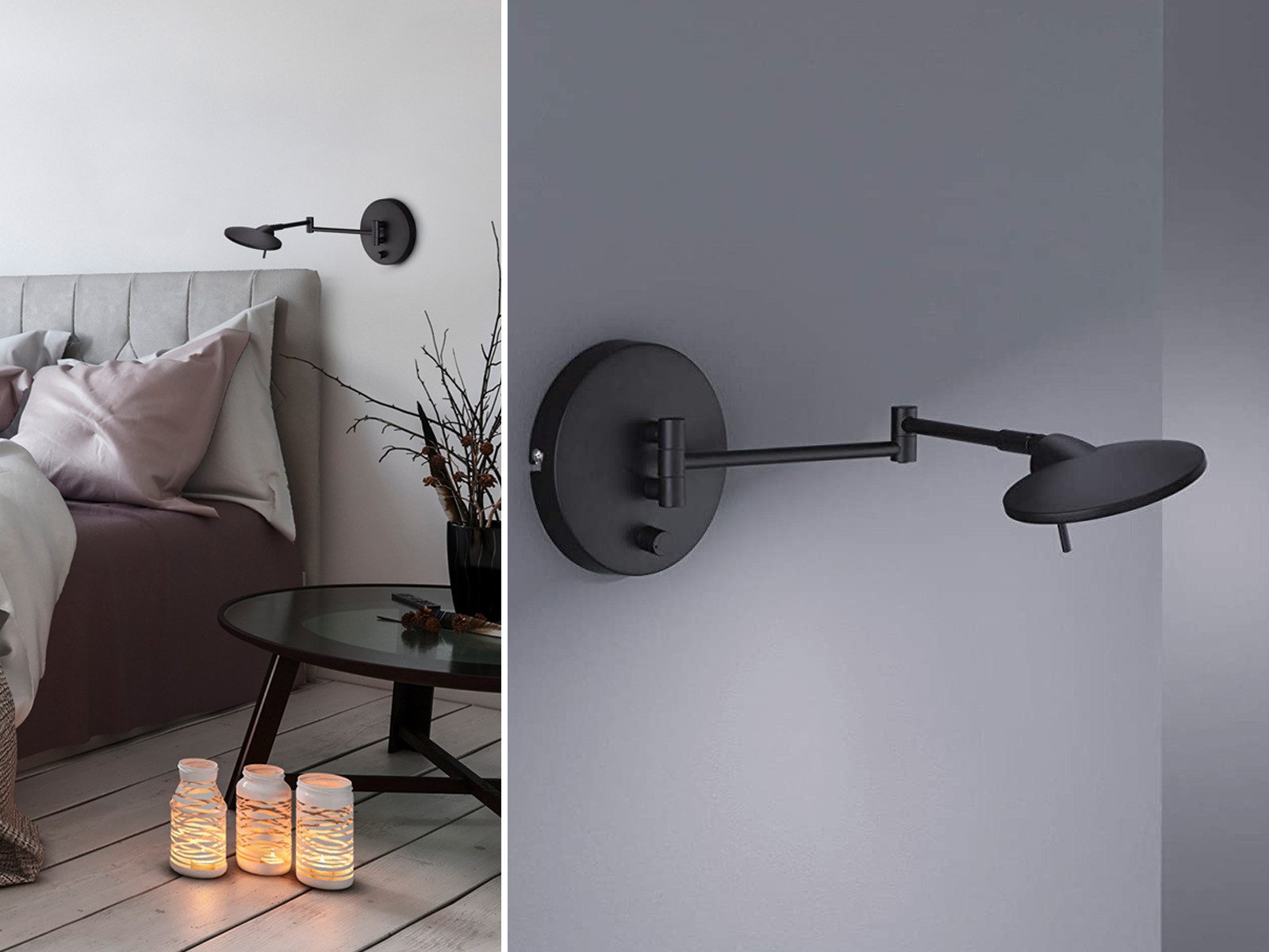 TRIO Leuchten LED Wandleuchte, Dimmfunktion, LED fest integriert, Warmweiß, günstig online kaufen