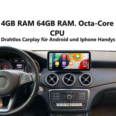 GABITECH Für MERCEDES BENZ A-W176, C117, X156 NTG5.0. Android 12 Autoradio GPS Einbau-Navigationsgerät