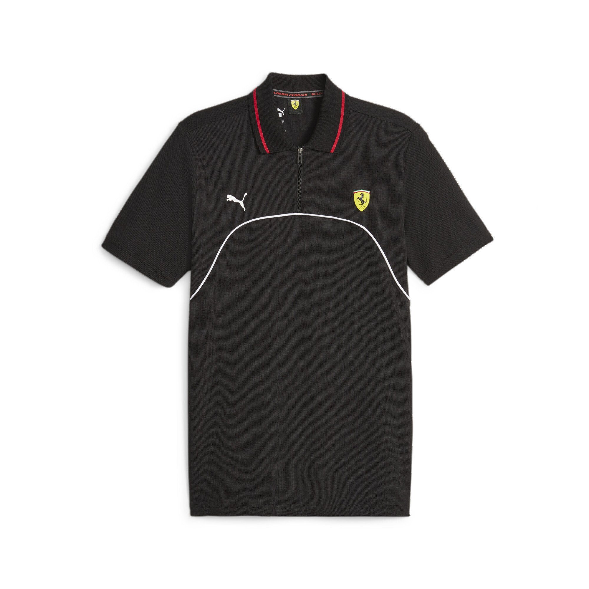 PUMA Poloshirt Scuderia Ferrari Poloshirt Herren Black
