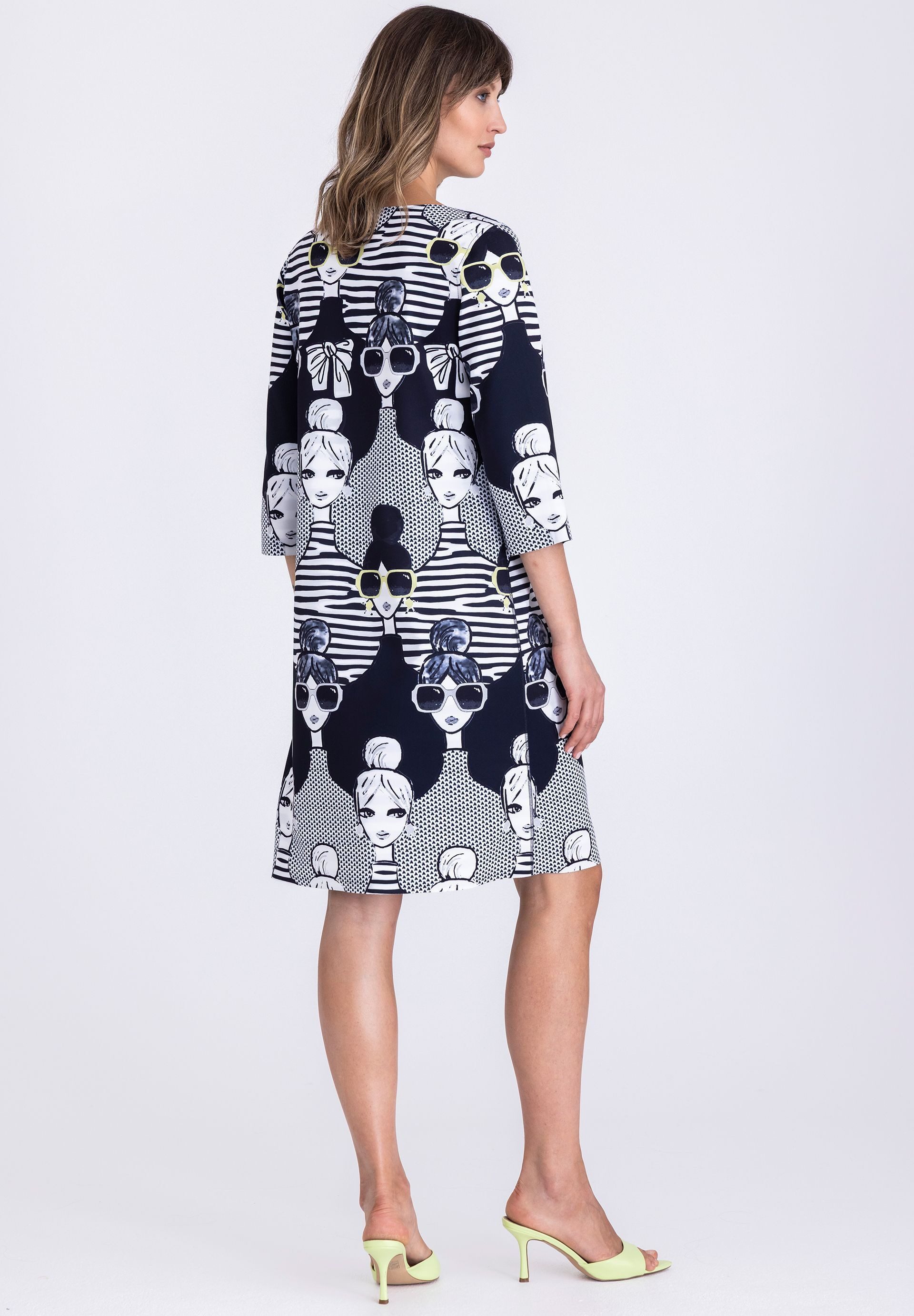 TUZZI Jerseykleid mit Alloverprint