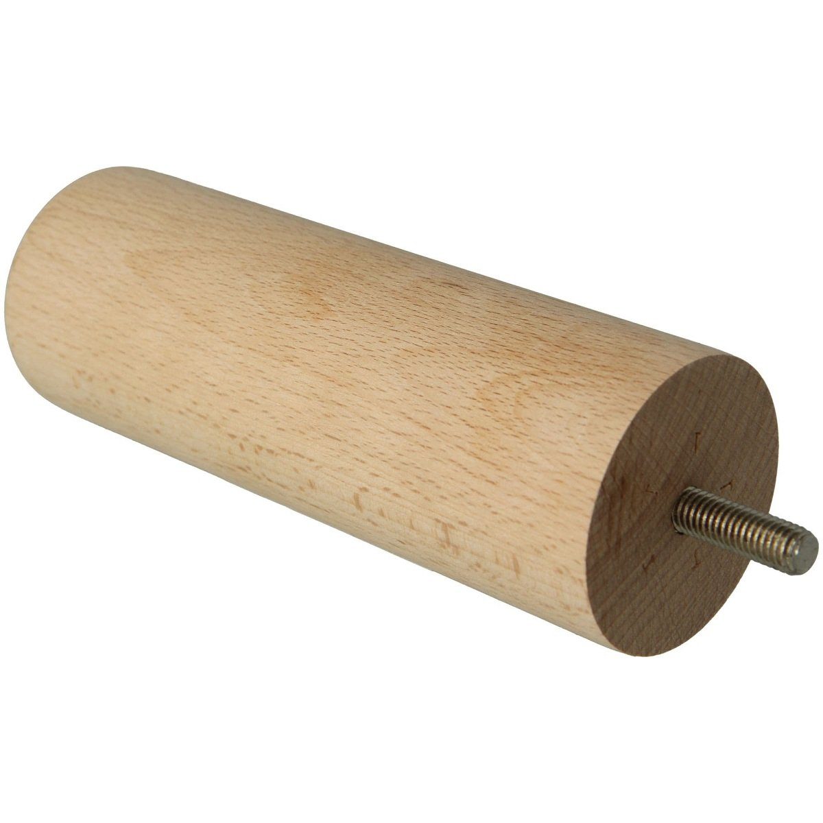MS Beschläge Möbelfuß Buchenholz Möbelstempel Ø 50mm Holzfuß Möbelstütze – Bild 4 von 5