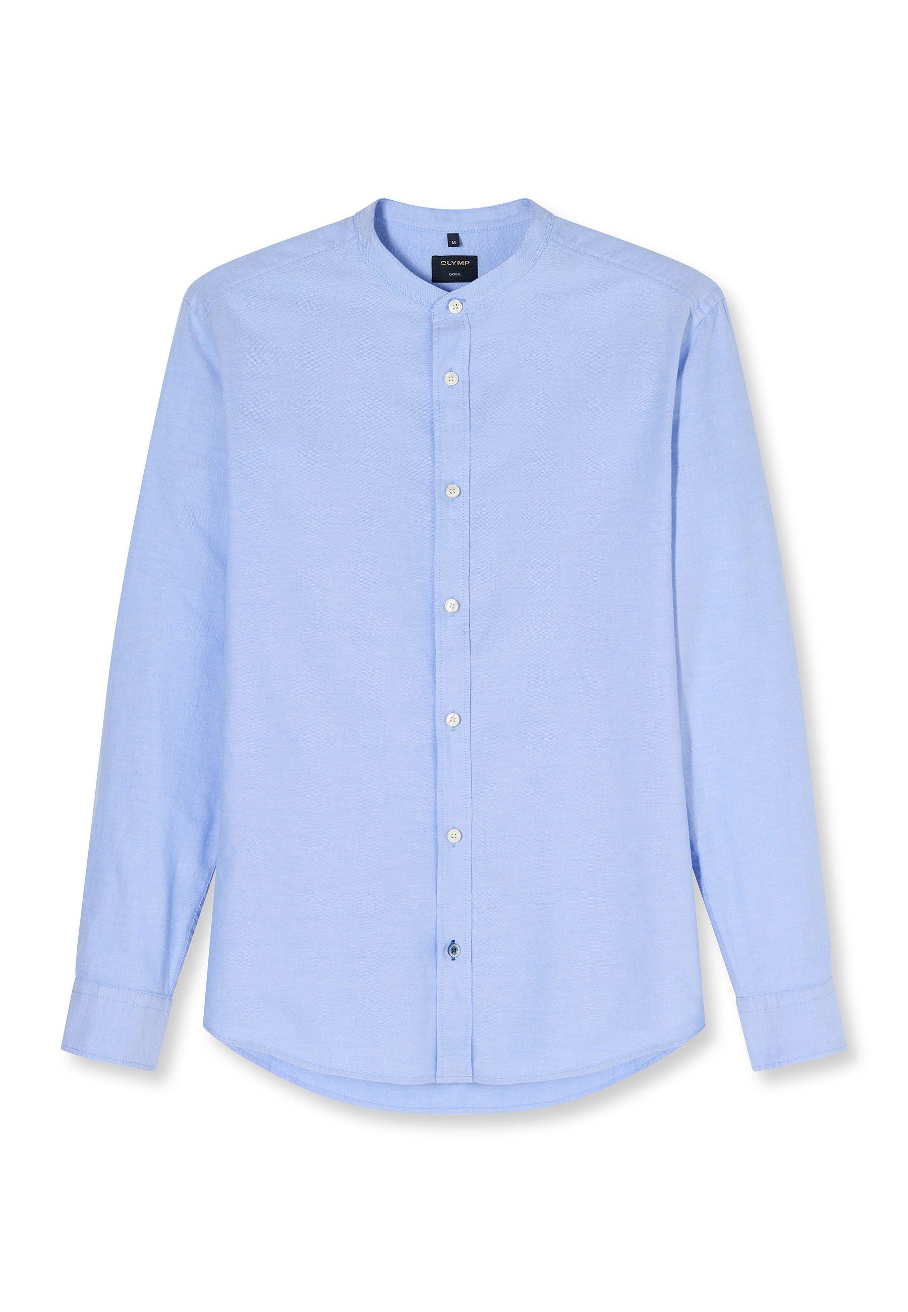 Langarmhemd OLYMP Casual, regular fit, Stehkragen
