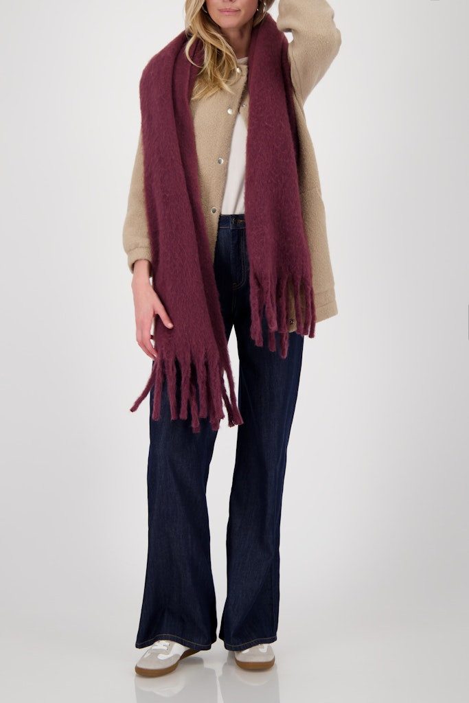 Monari Modeschal 809157, Fransige Kanten für modernen Chic