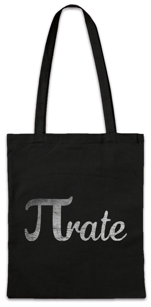Beuteltasche Pirate Stofftasche Pi Piraten Lehrer Teacher Professor Nerd Geek Mathe