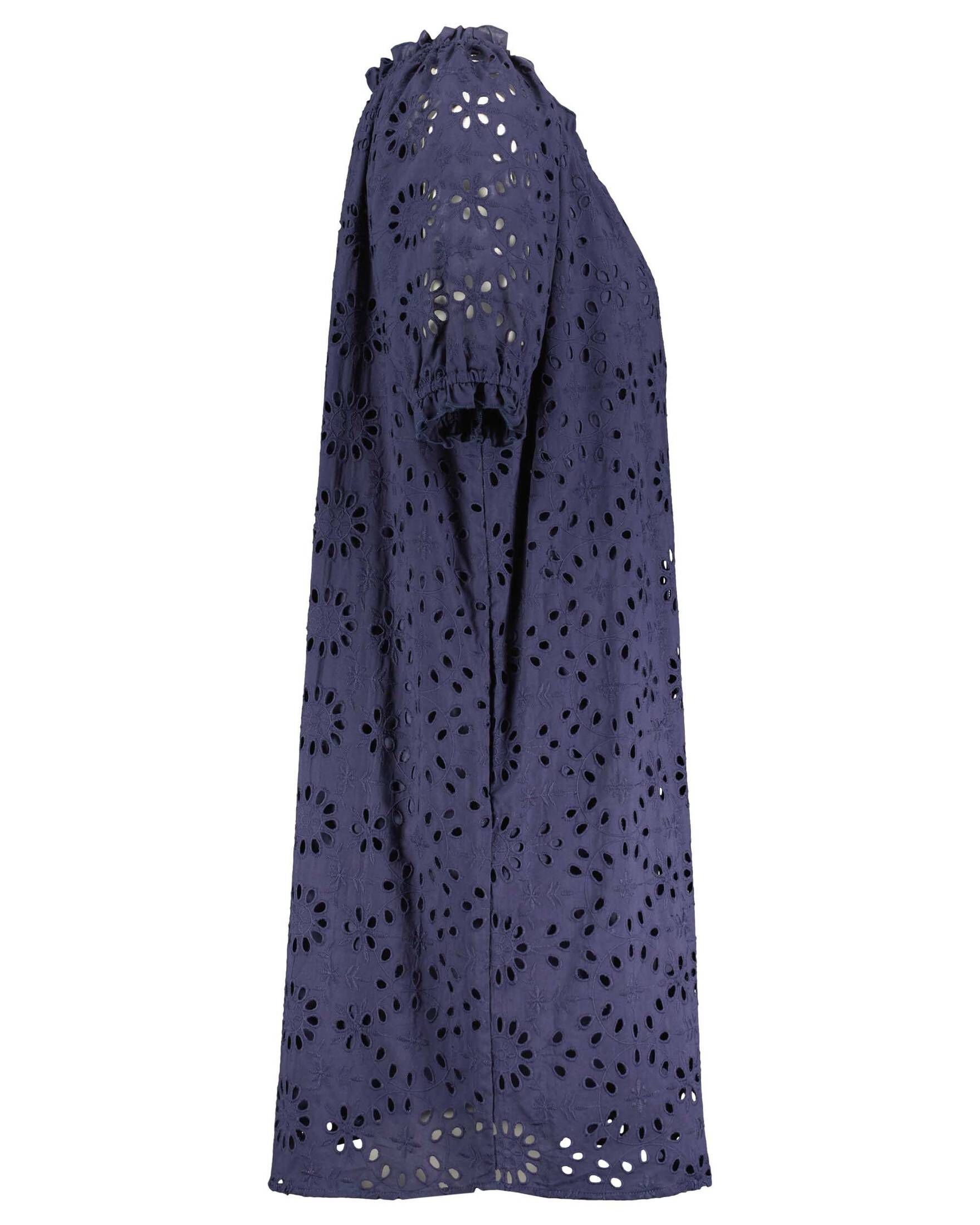 goes Kurzarm bleu Princess (50) (1-tlg) Jerseykleid Kleid Hollywood Damen