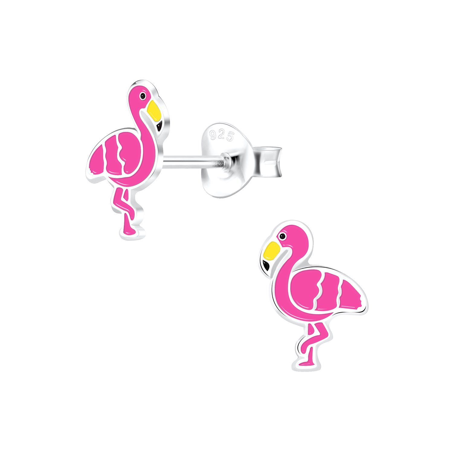 ALEXANDER YORK Ohrstecker-Set Flamingo, Regenbogen, Alpaka, günstig online kaufen