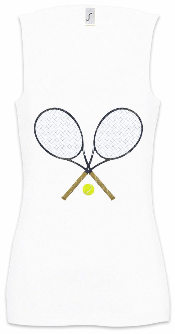 Tanktop Tennis Rackets Ärmelloses Damen T-Shirt Player Passion Love Addiction