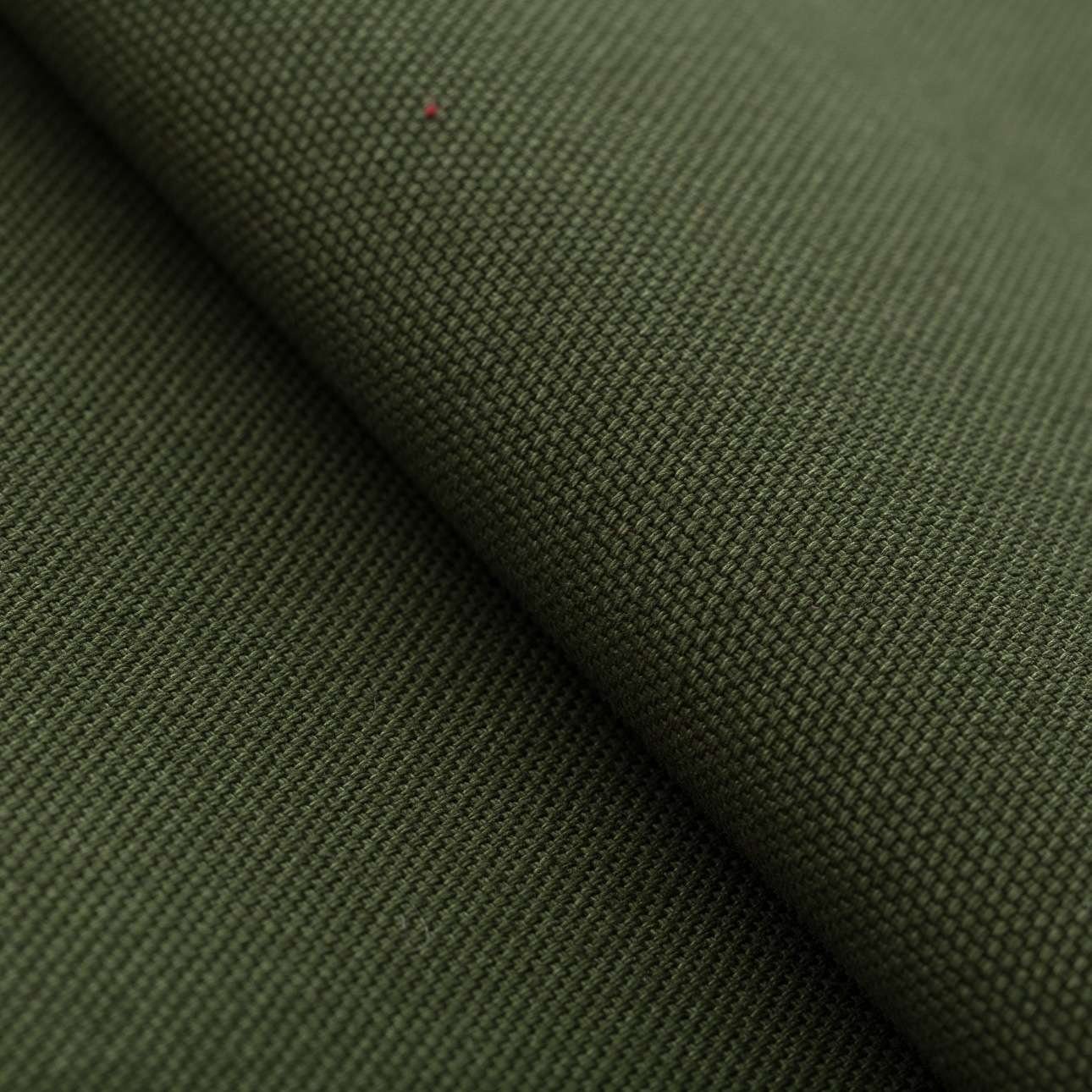Dekokissen ⌀37 mit cm, waldgrün Panama Adam Stuhlkissen Dekoria Cotton x 8 Bindeschnur