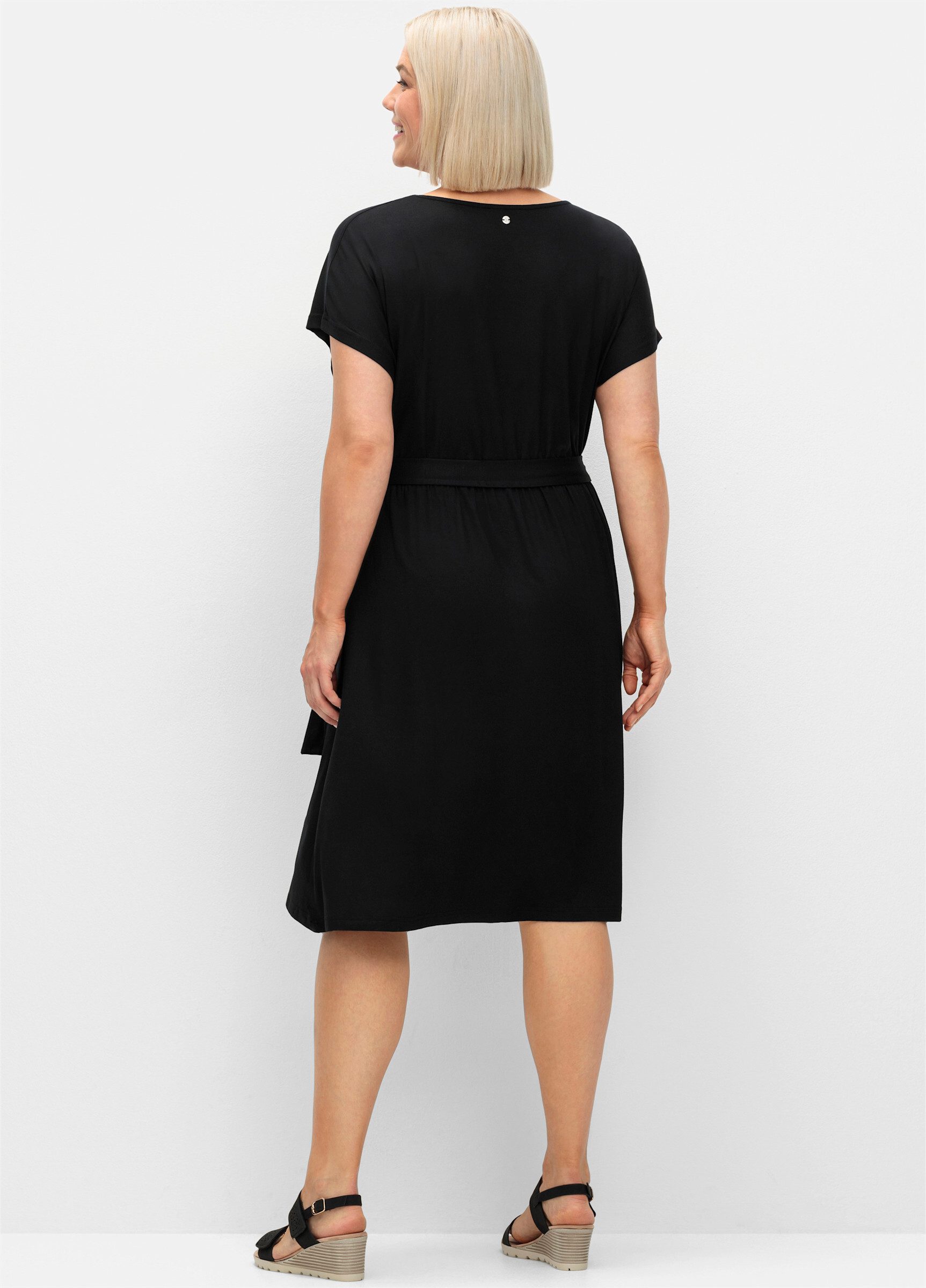 Sheego Jerseykleid Jerseykleid Kurzarm günstig online kaufen