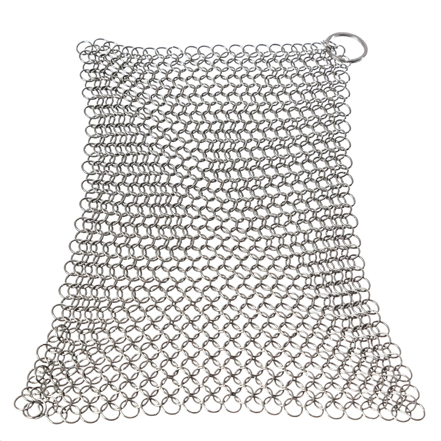 YOUCAMP Grillbürste Ringreiniger für Gusseisen Feuertöpfe Netzreiniger Edelstahl 20x20cm