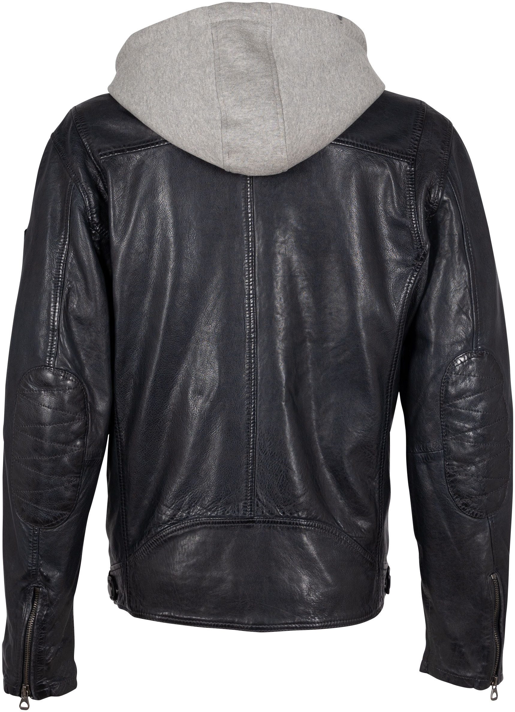 Mauritius Lederjacke GMBraeden CF mit kontrastfarbener günstig online kaufen