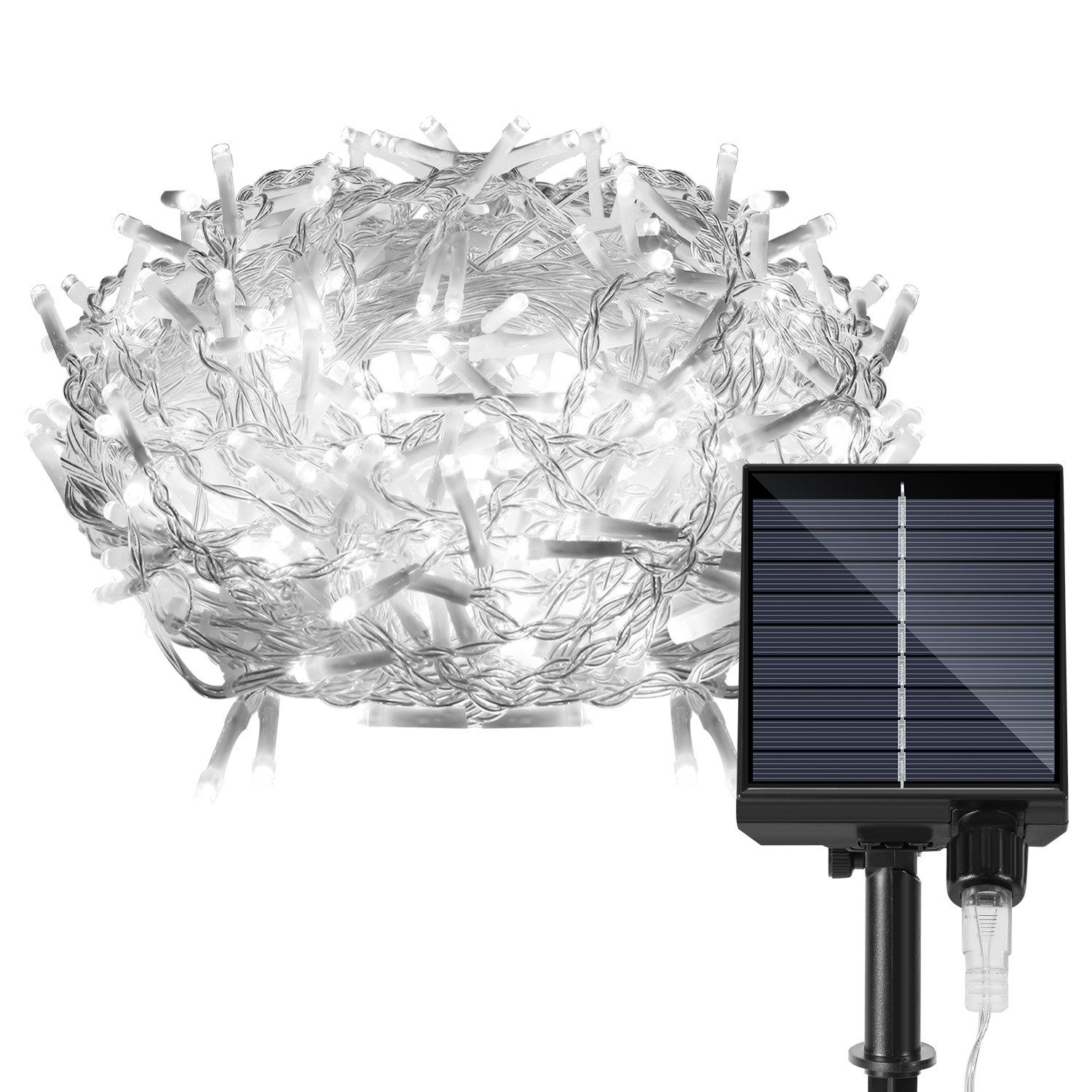 Clanmacy LED-Lichterkette 15M 600LEDs Solar LED günstig online kaufen