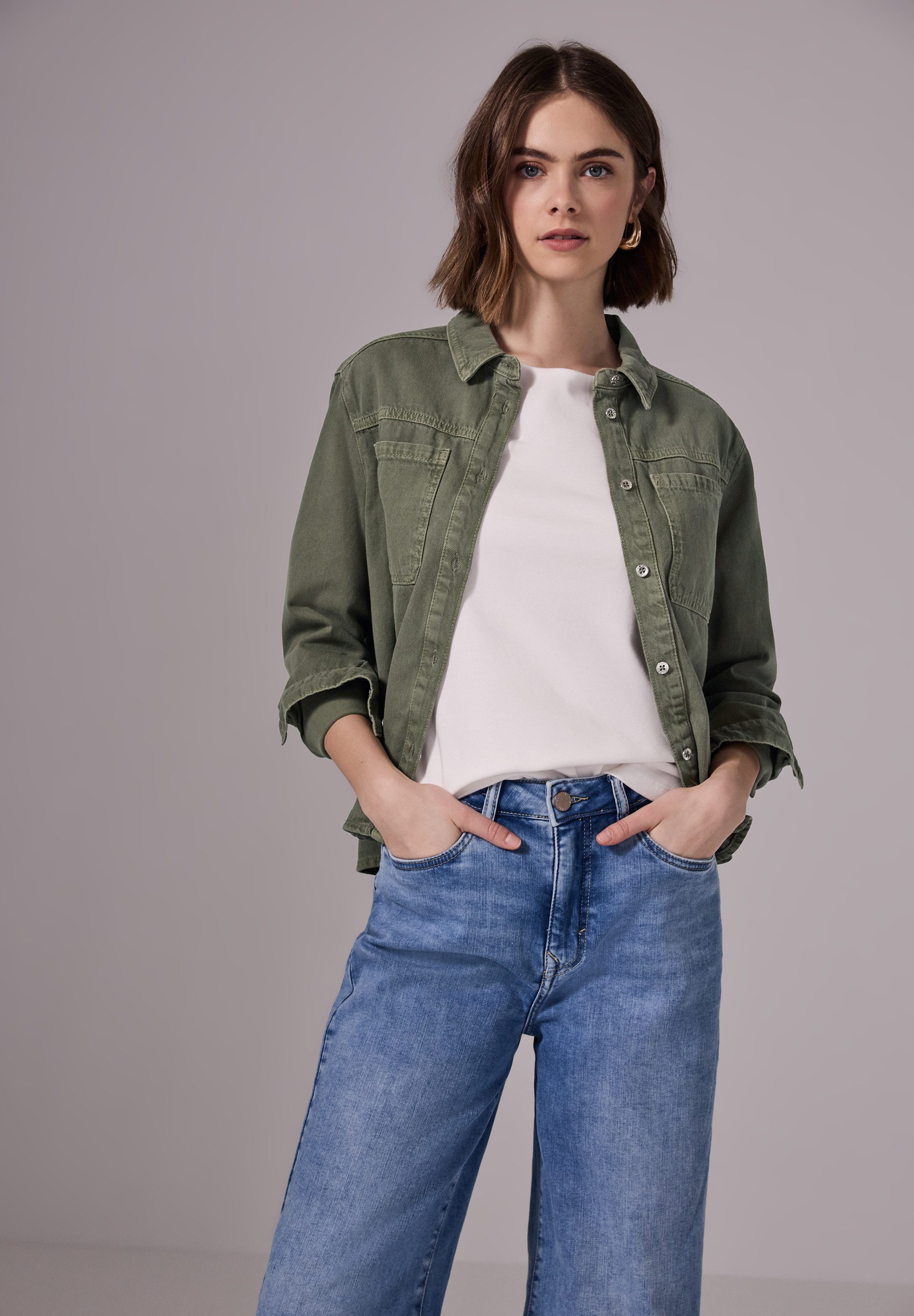 STREET ONE STUDIO Jeansjacke aus reiner günstig online kaufen