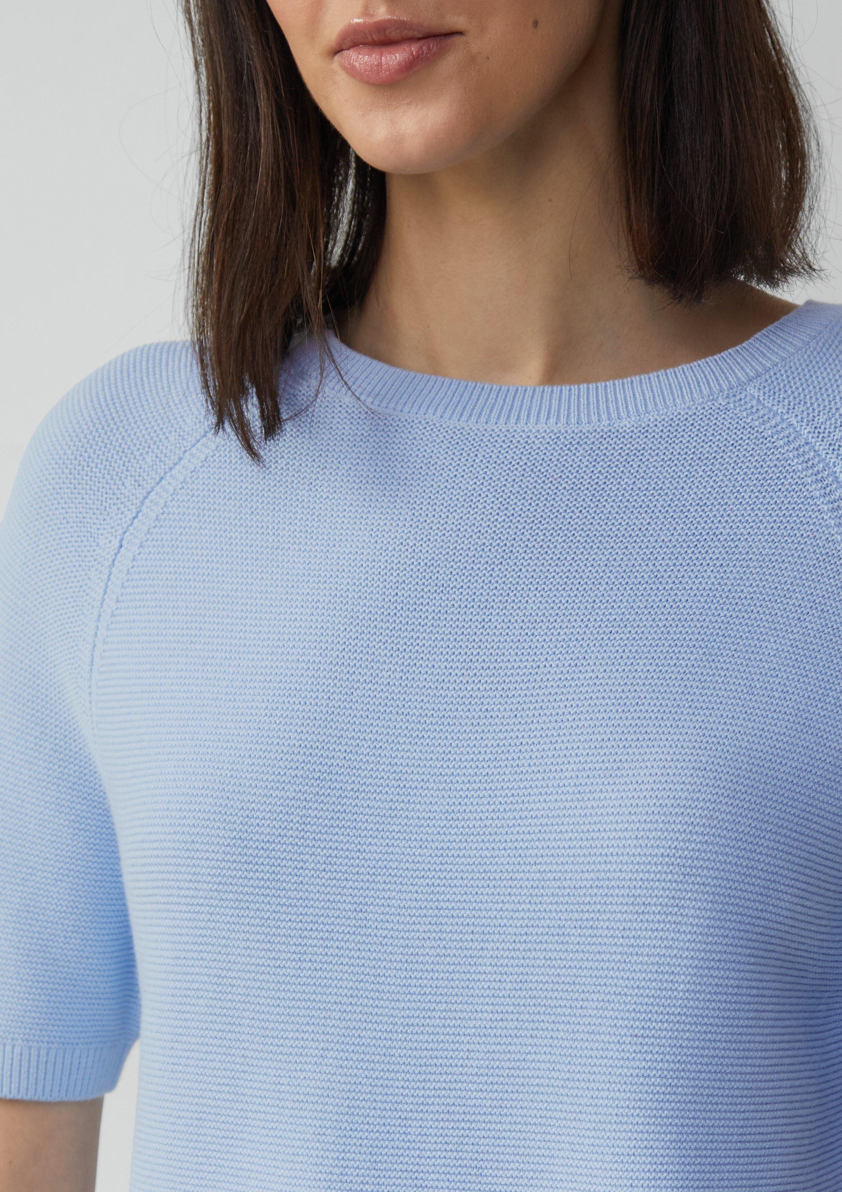 s.Oliver Strickpullover Strickpullover mit feiner Rippstruktur günstig online kaufen