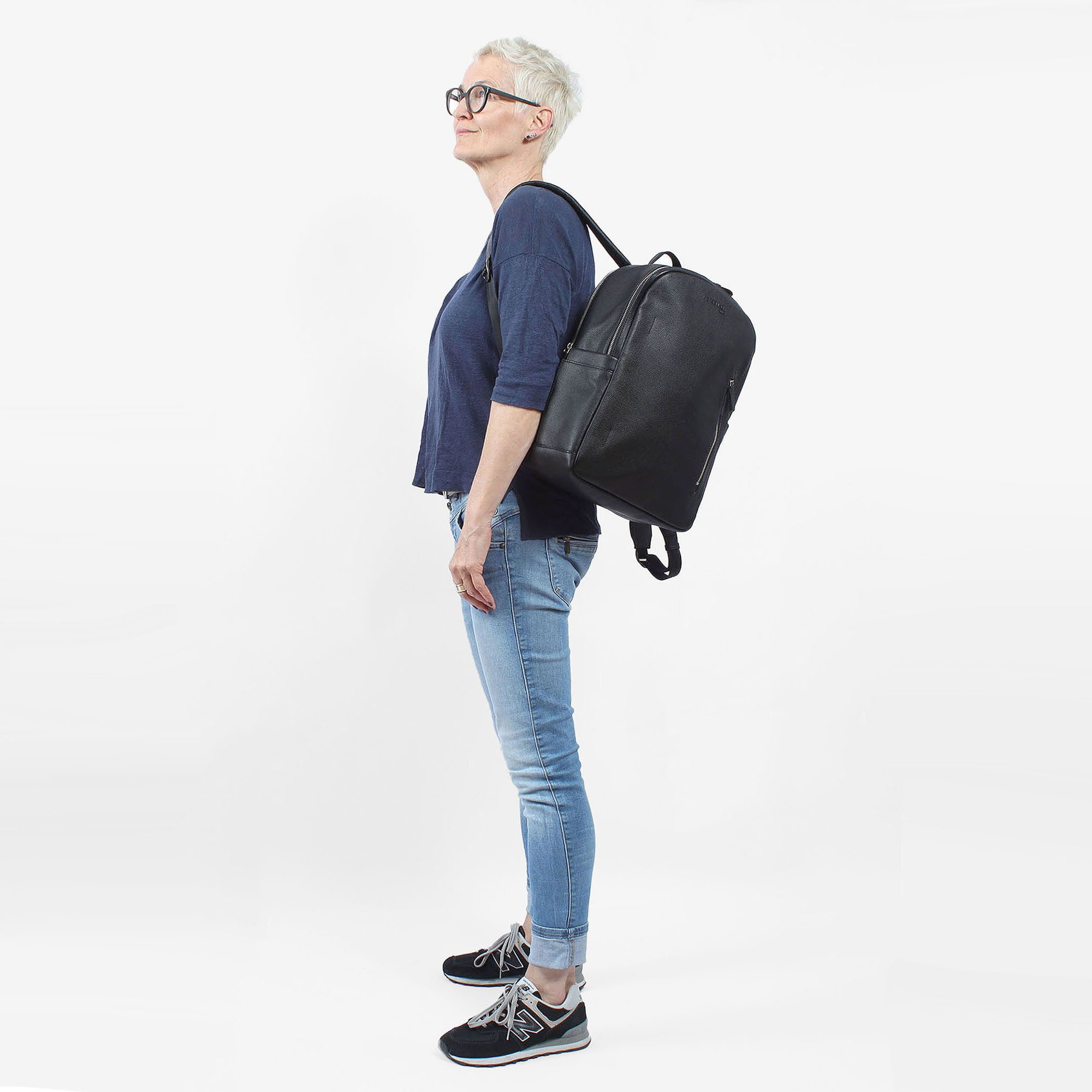 Margelisch Laptoprucksack IGOS-1, aus LWG zertifiziertem Leder