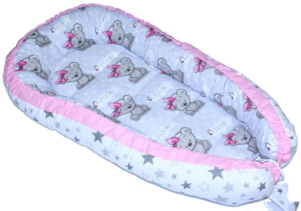 Bettnestchen Baby Nestchen Kokon Kuschelnest Baumwolle