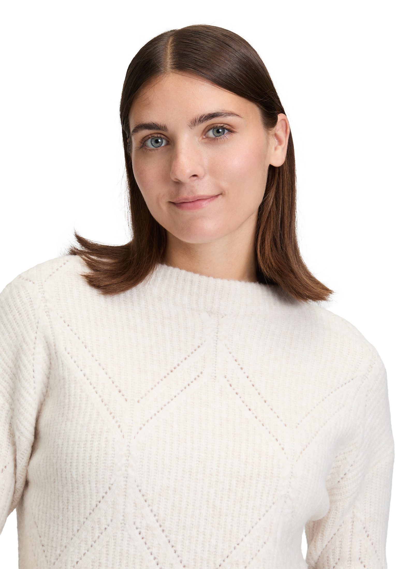 Betty&Co Strickpullover Damen mit Struktur (1-tlg)