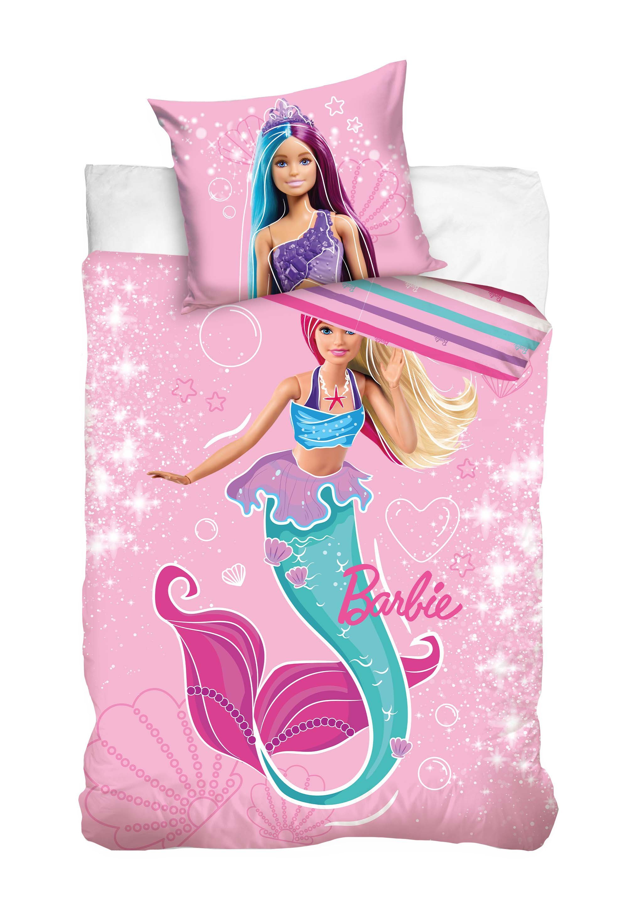 Barbie Bettwäsche Barbie Kinderbettwäsche 135 x günstig online kaufen