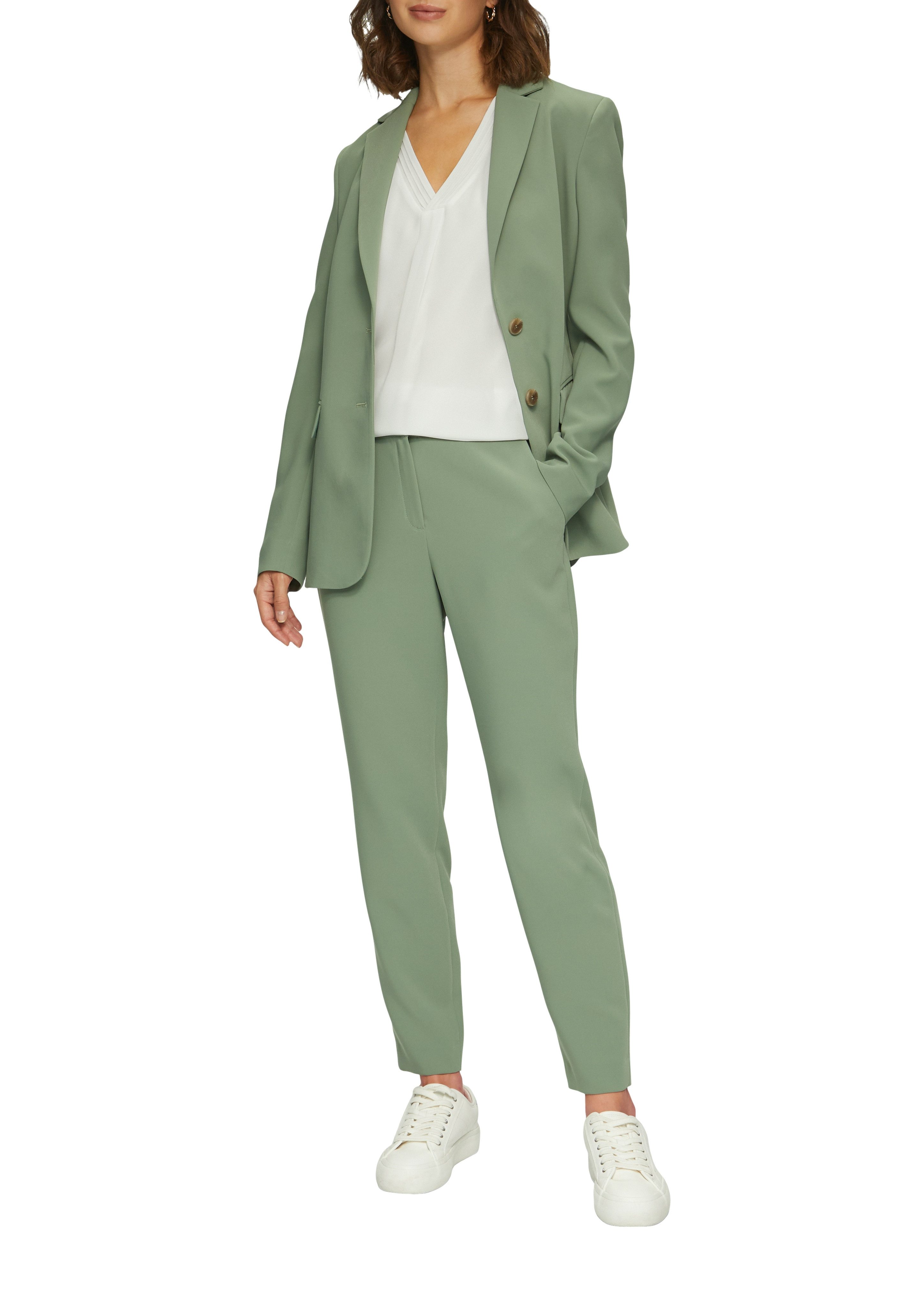 s.Oliver BLACK LABEL Shirtbluse in Doppel-Layer-Optik günstig online kaufen